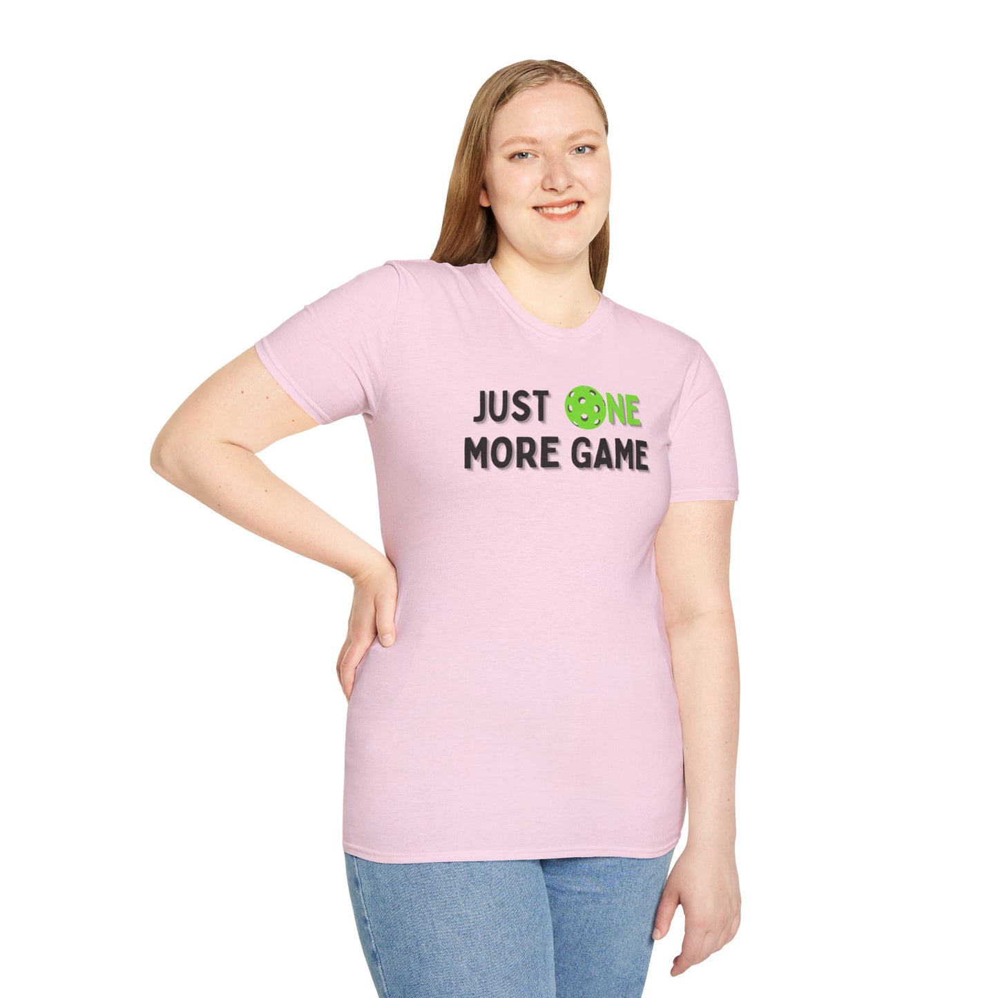 Just One More Game Pickleball - Unisex Softstyle T-Shirt