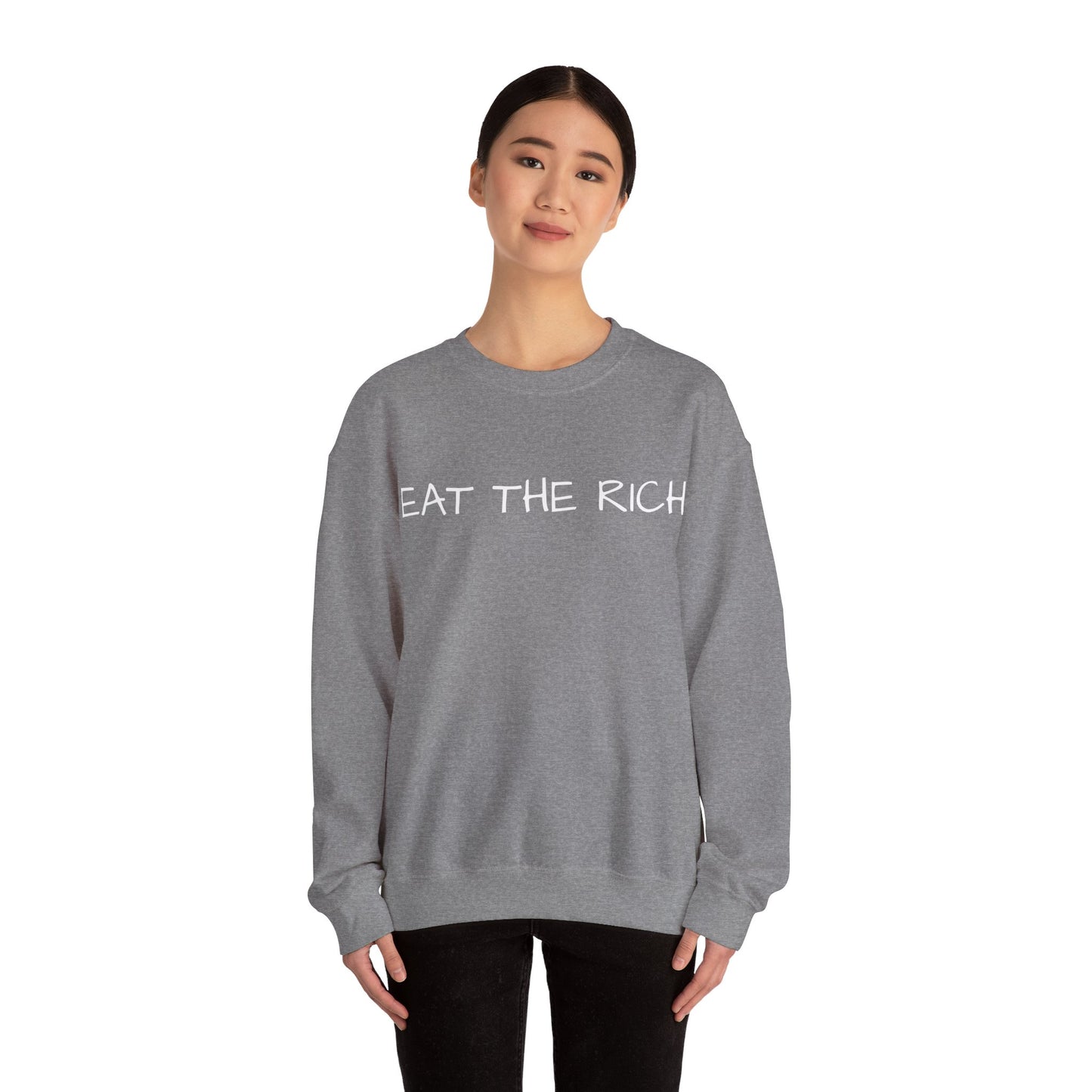 Eat the Rich - Unisex Heavy Blend™ Crewneck Sweatshirt