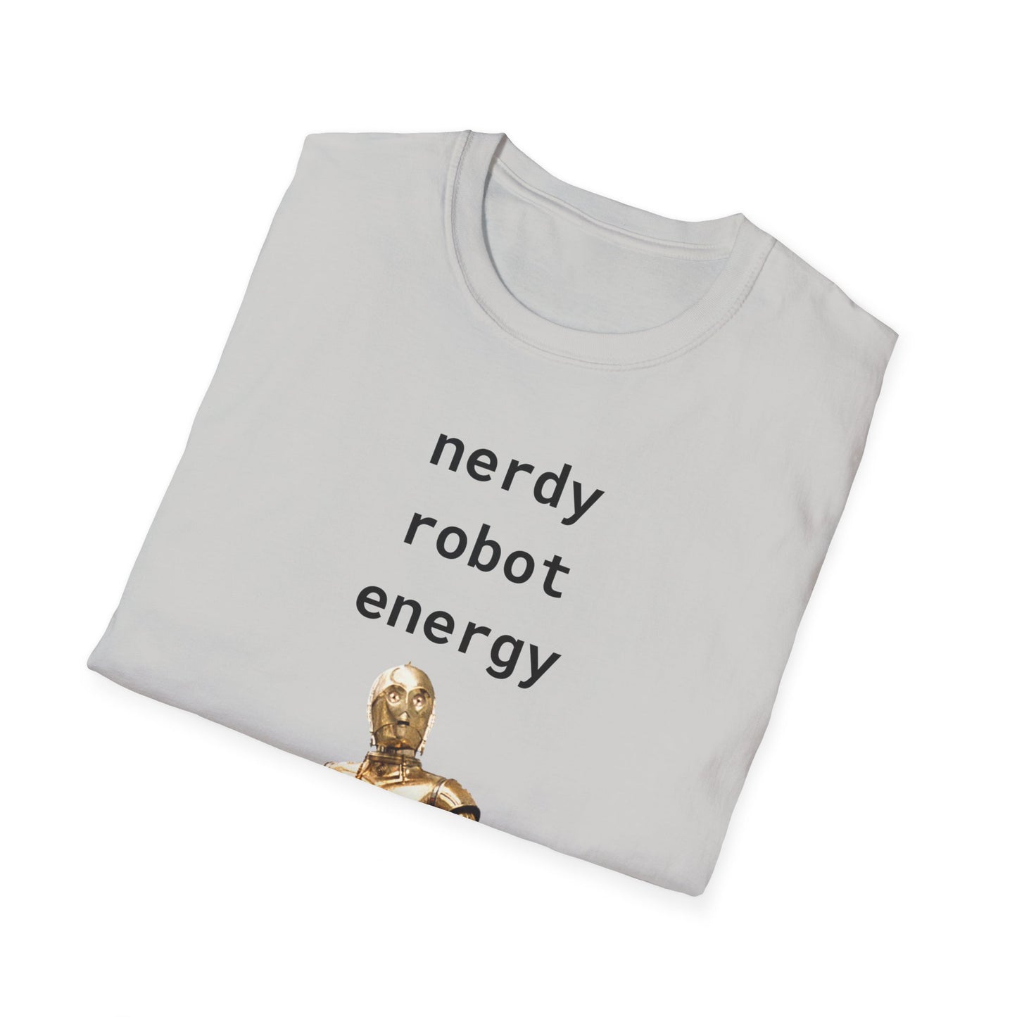 Nerdy Robot Energy - Unisex Softstyle T-Shirt