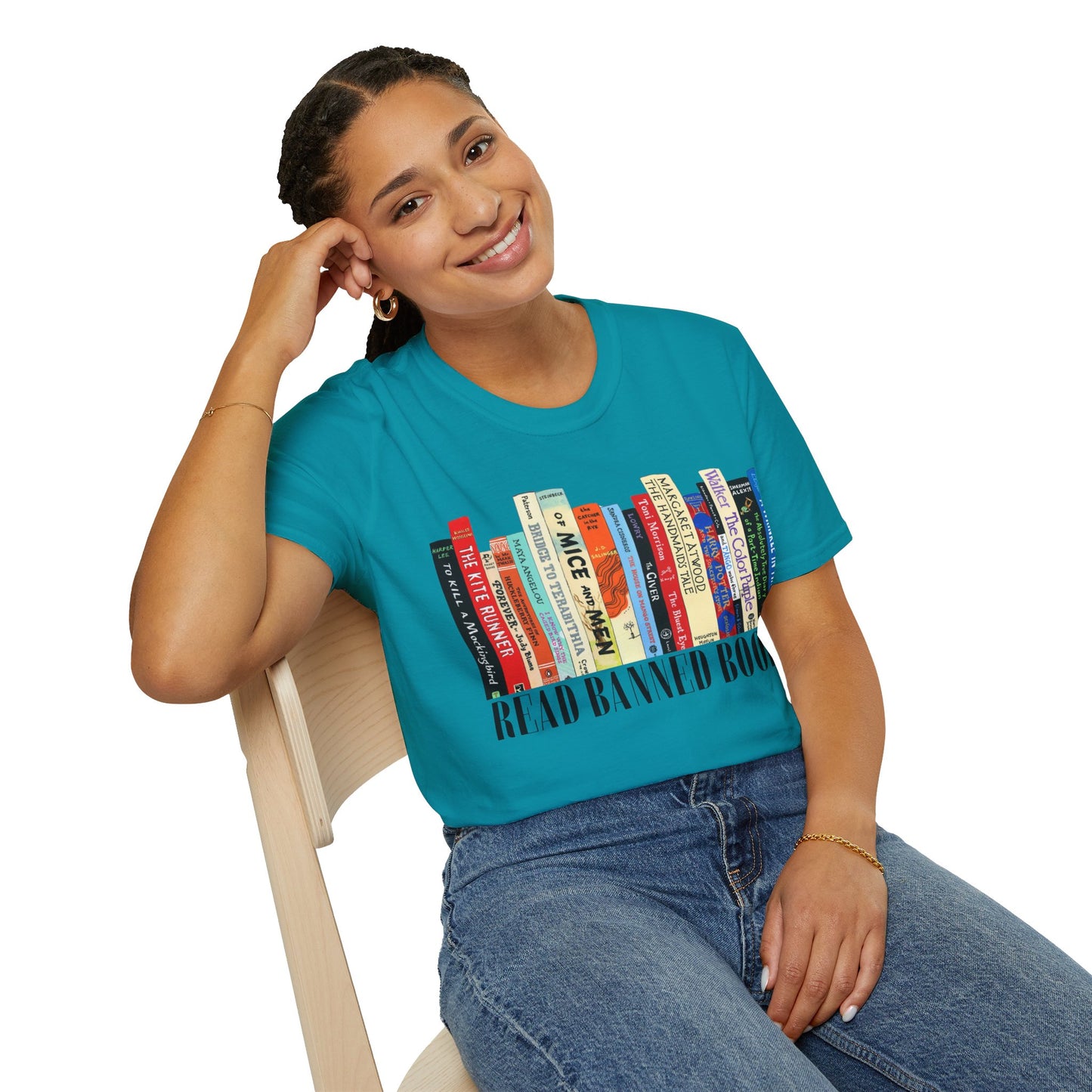 Read Banned Books - Unisex Softstyle T-Shirt