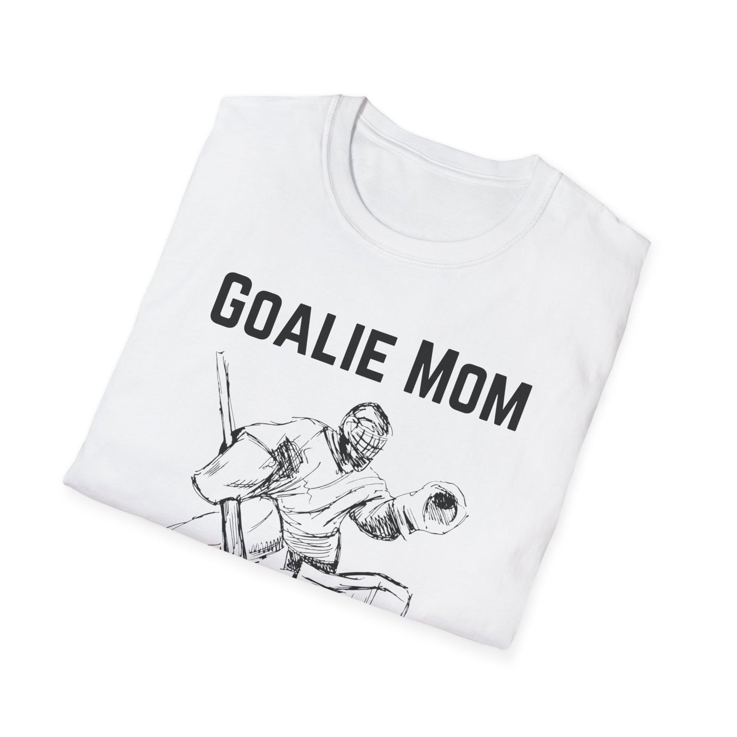 Goalie Mom. We're Built Different - Unisex Softstyle T-Shirt