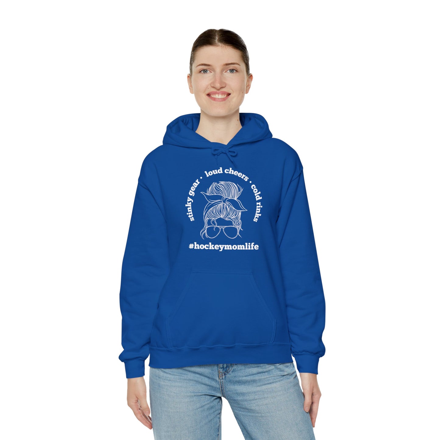 #hockeymomlife Hoodie - Unisex Heavy Blend™ Hooded Sweatshirt