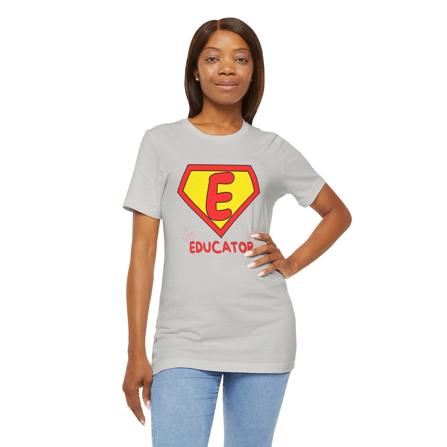 Educator Superhero - Unisex Jersey Short Sleeve Tee