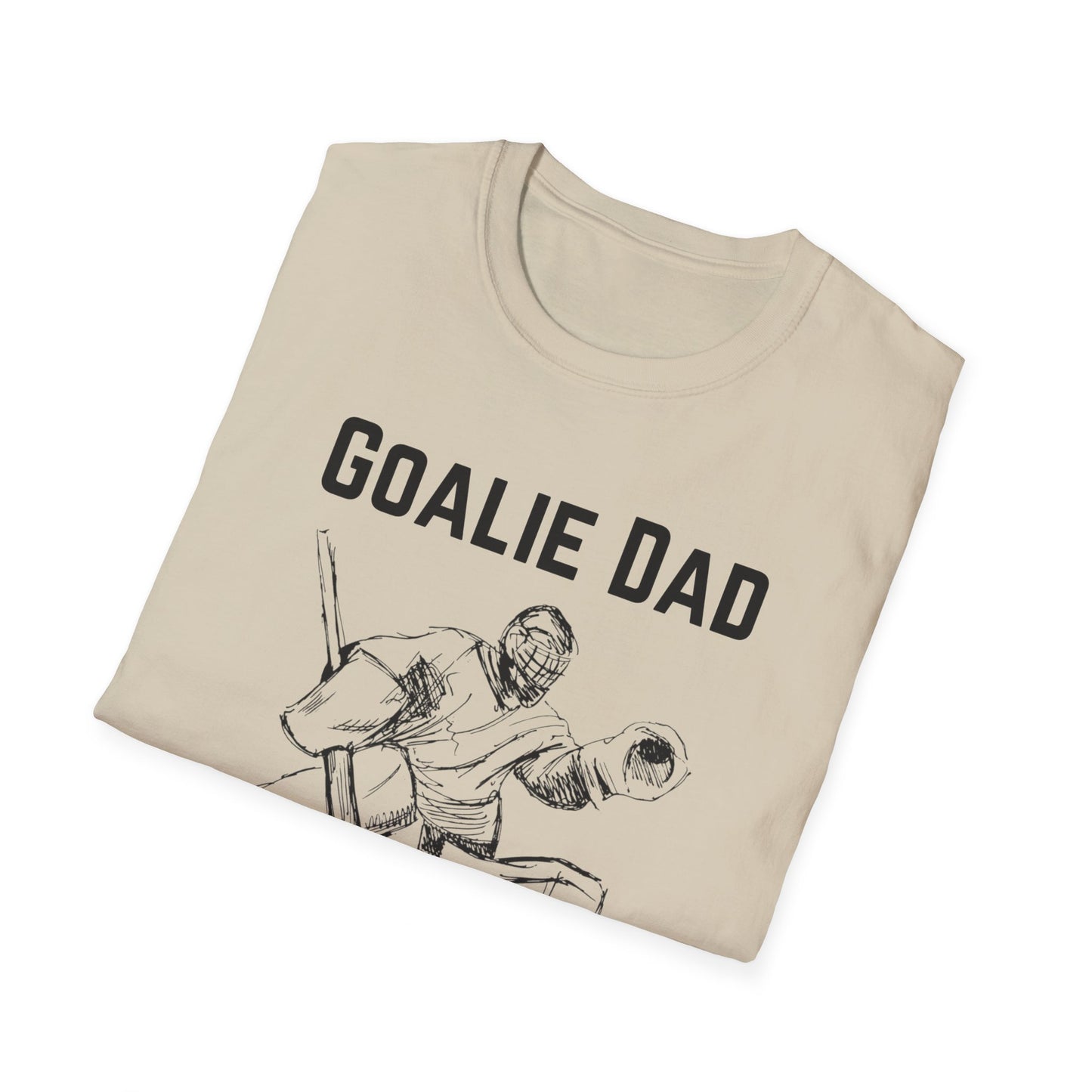 Goalie Dad. We're Built Different. - Unisex Softstyle T-Shirt