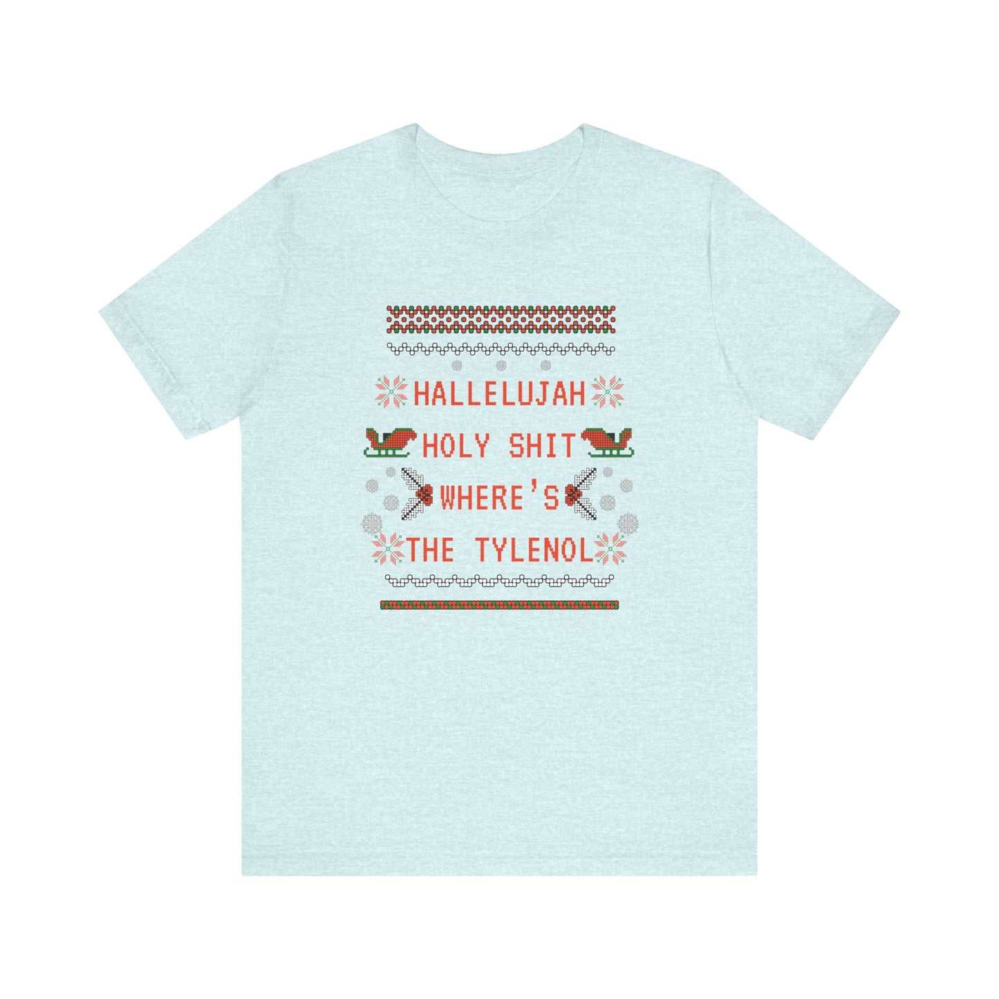 Christmas Vacay Where's the Tylenol - Unisex Jersey Short Sleeve Tee