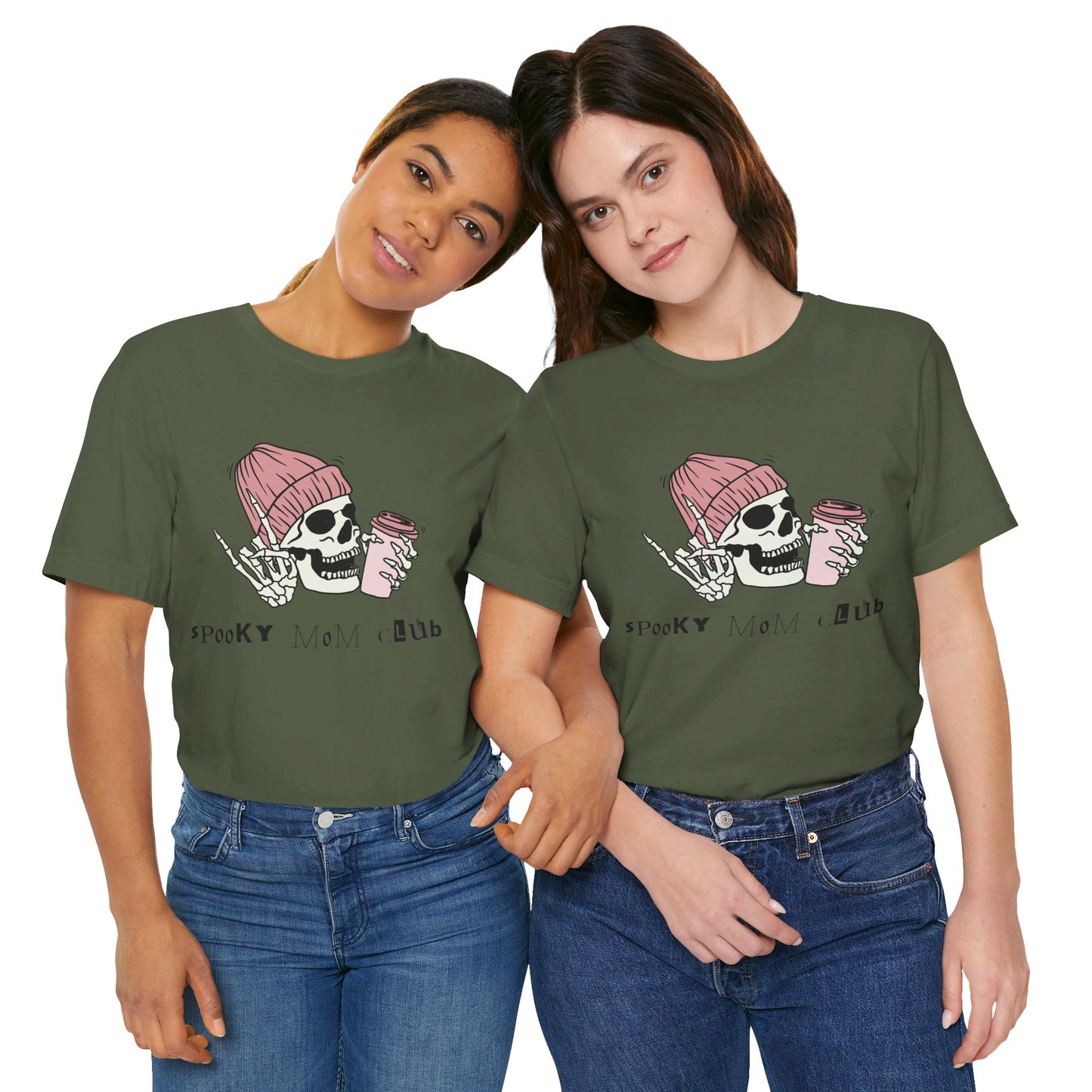 Spooky Mom Club Tshirt - Unisex Jersey Short Sleeve Tee