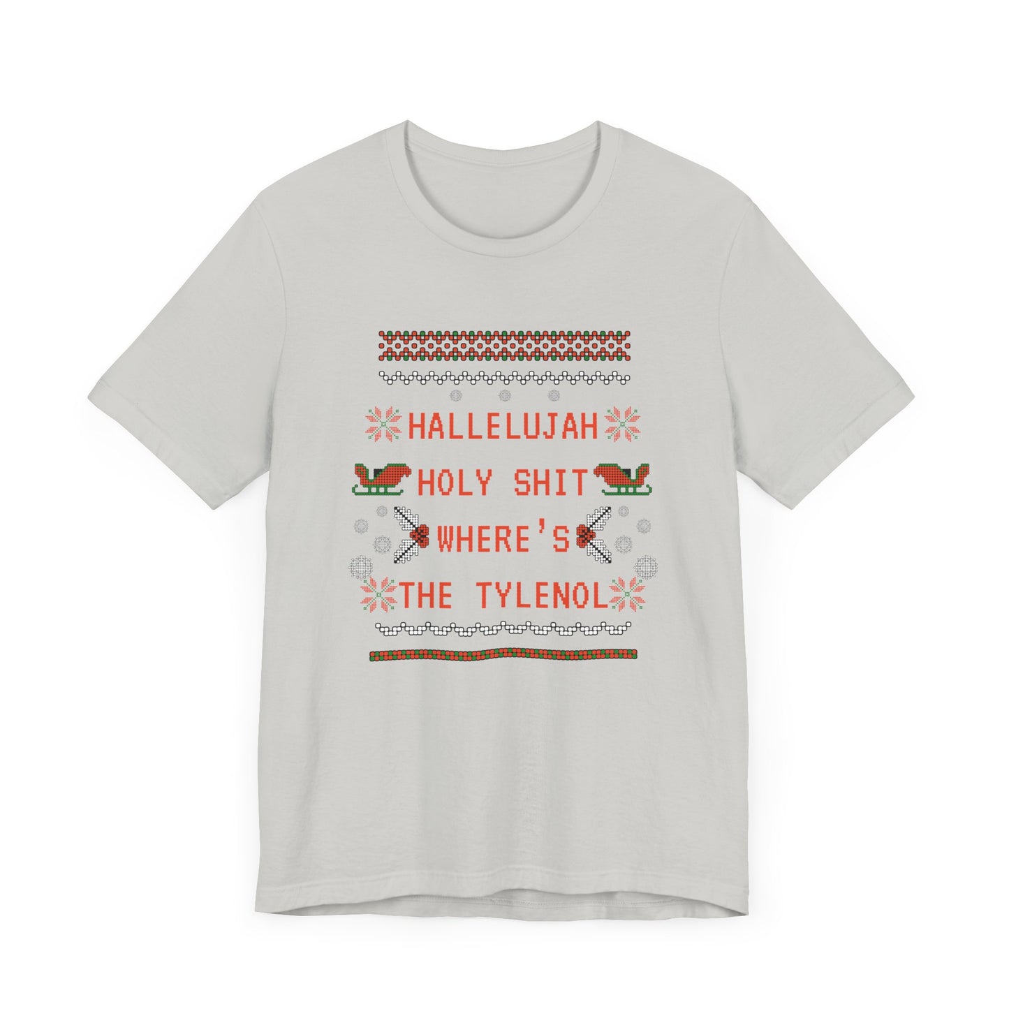 Christmas Vacay Where's the Tylenol - Unisex Jersey Short Sleeve Tee