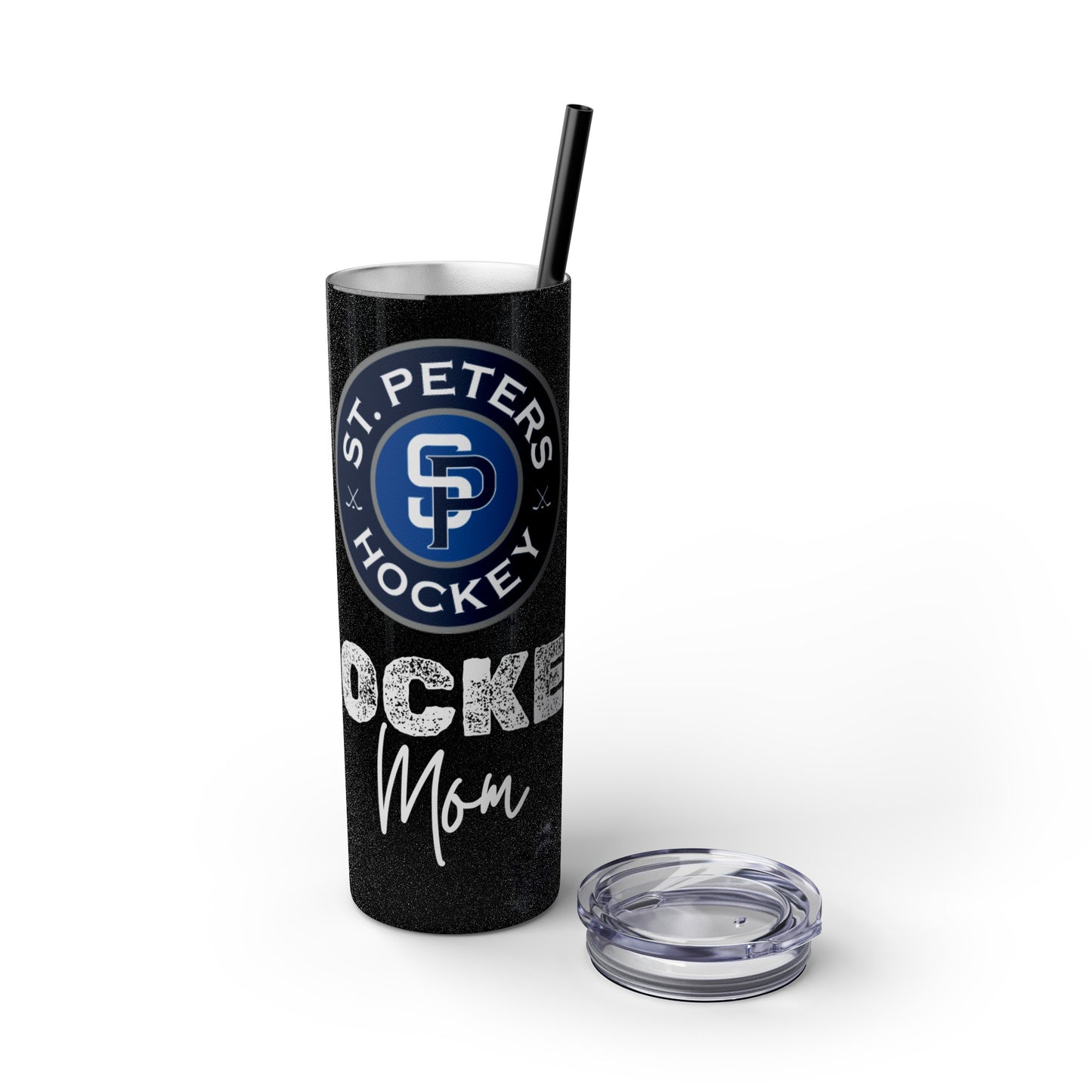 Hockey Mom STP Hockey Club - Skinny Tumbler with Straw, 20oz