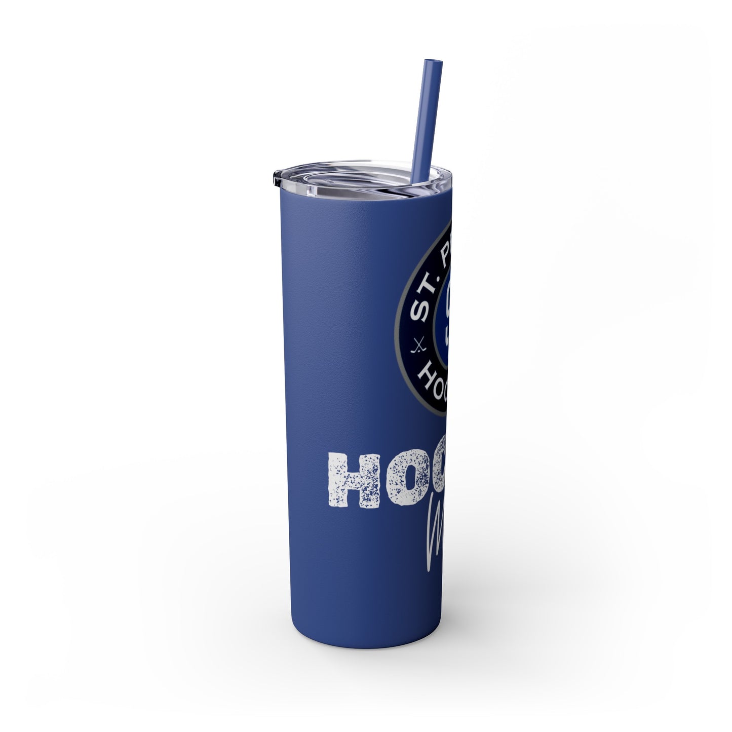 Hockey Mom STP Hockey Club - Skinny Tumbler with Straw, 20oz