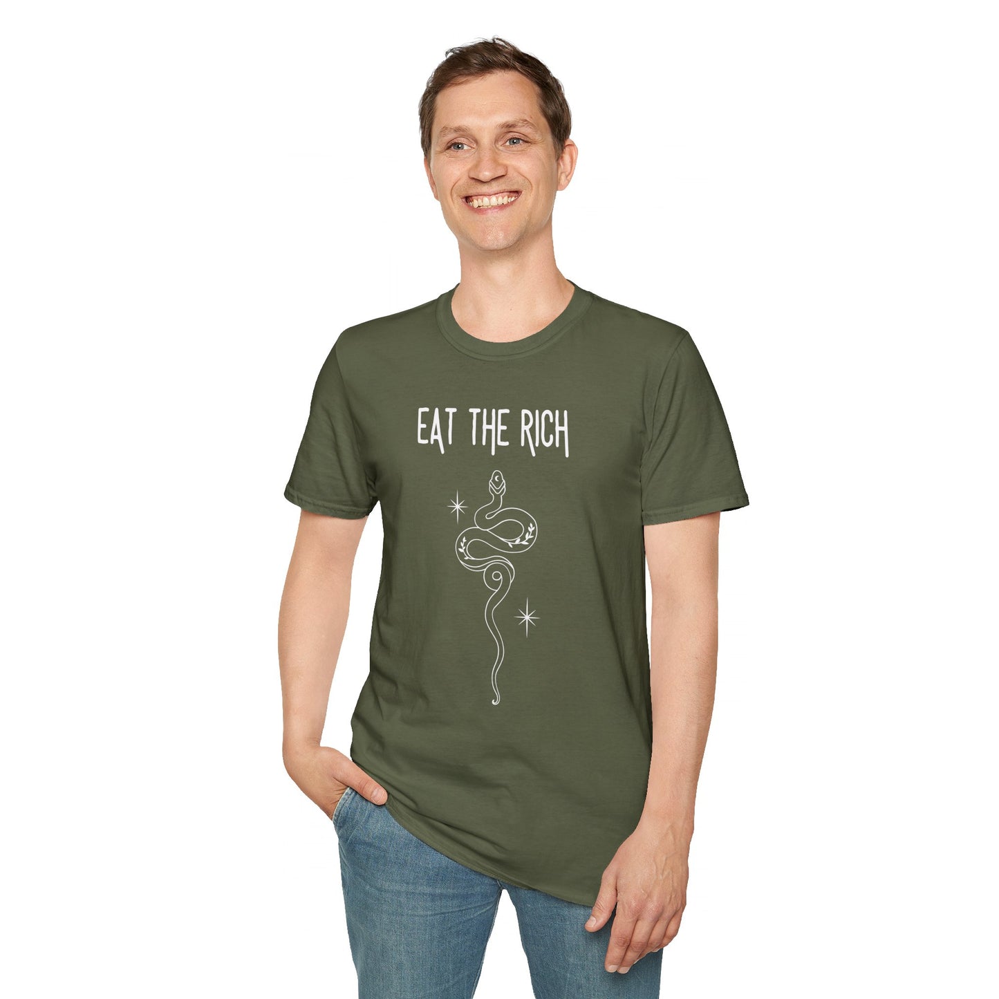 Eat the Rich - Unisex Softstyle T-Shirt