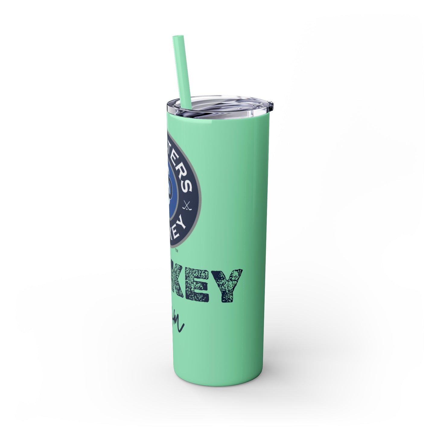 Hockey Mom STP Hockey Club - Skinny Tumbler with Straw, 20oz