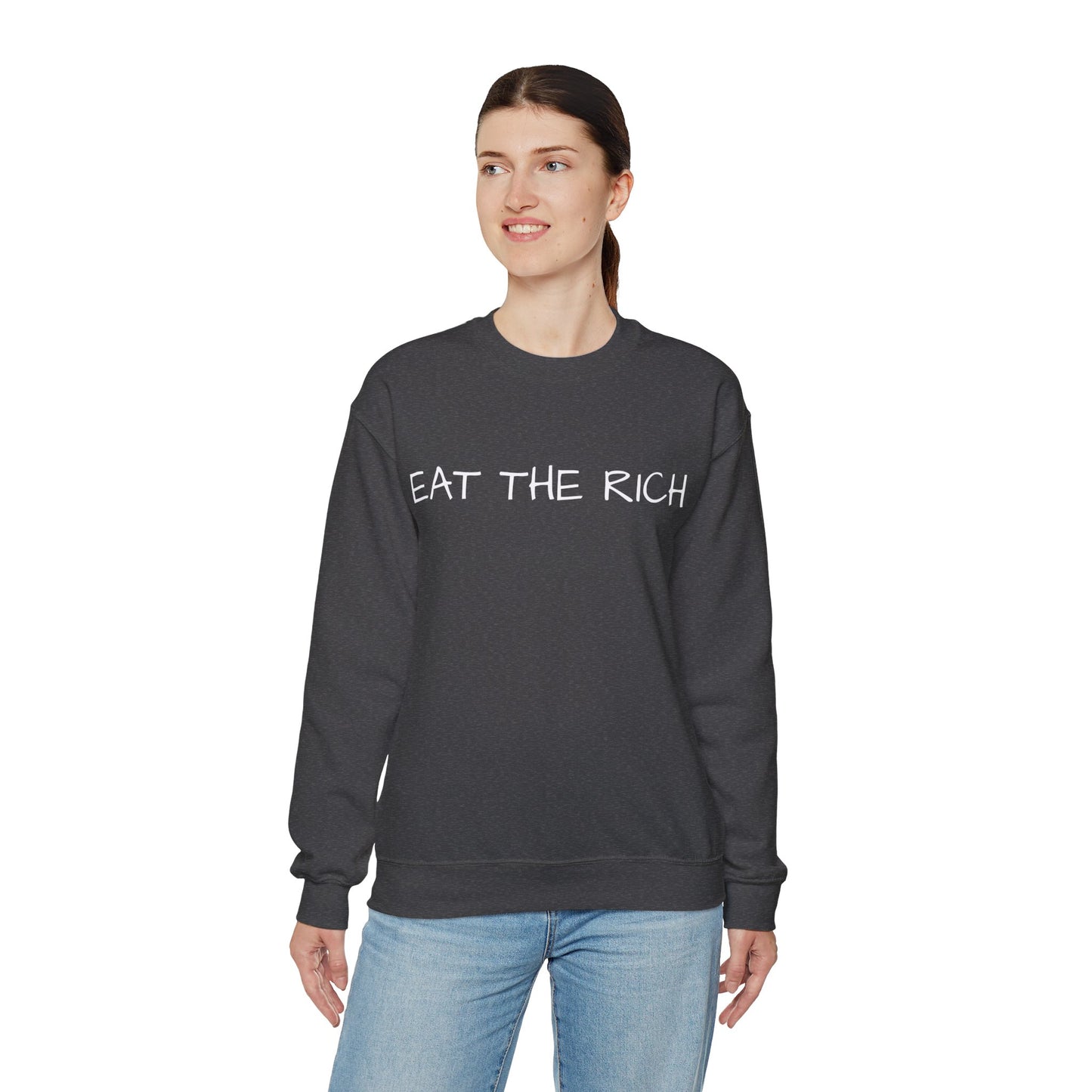 Eat the Rich - Unisex Heavy Blend™ Crewneck Sweatshirt