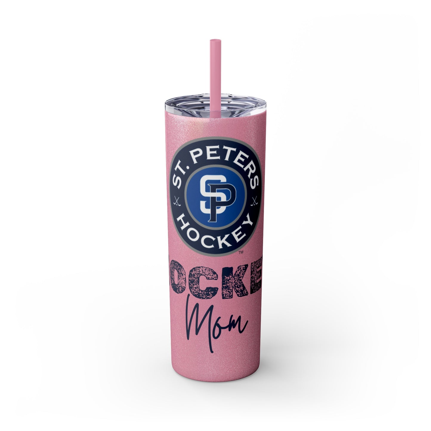 Hockey Mom STP Hockey Club - Skinny Tumbler with Straw, 20oz