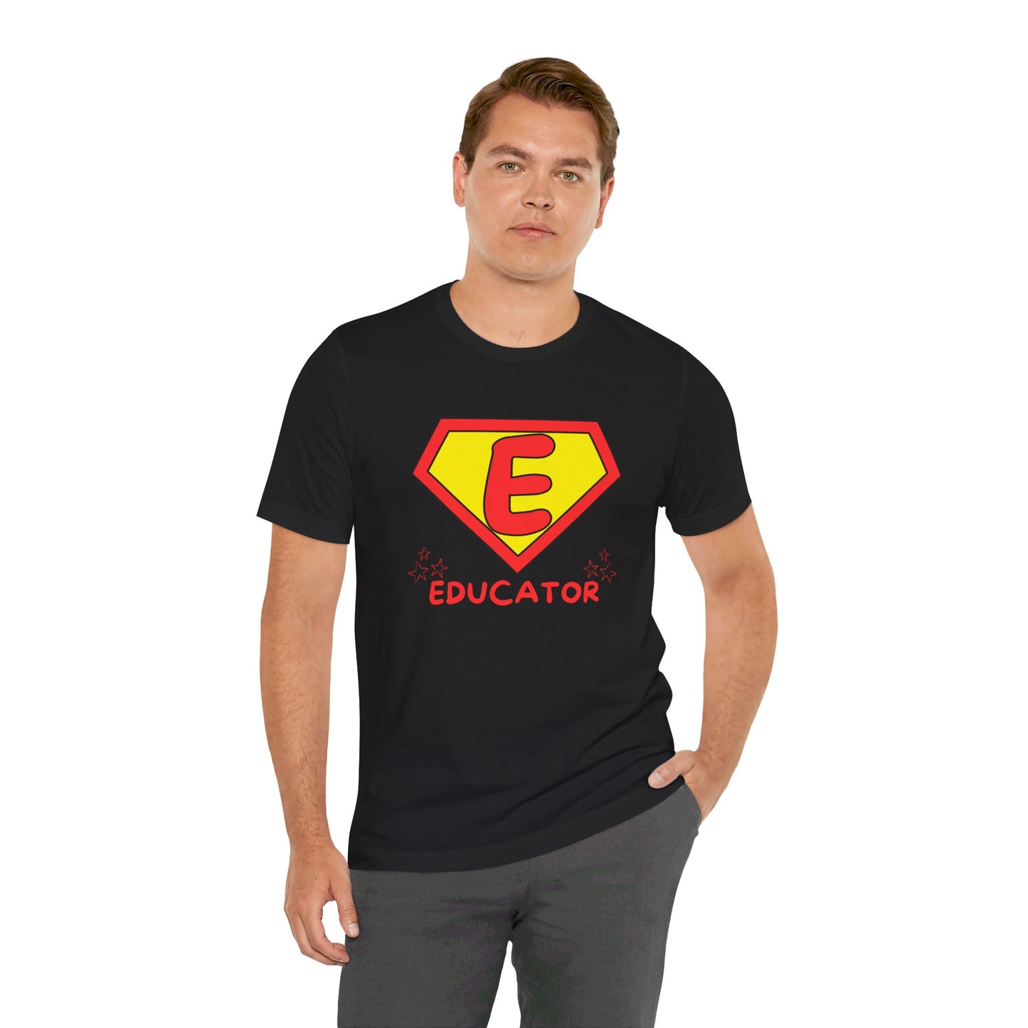 Educator Superhero - Unisex Jersey Short Sleeve Tee