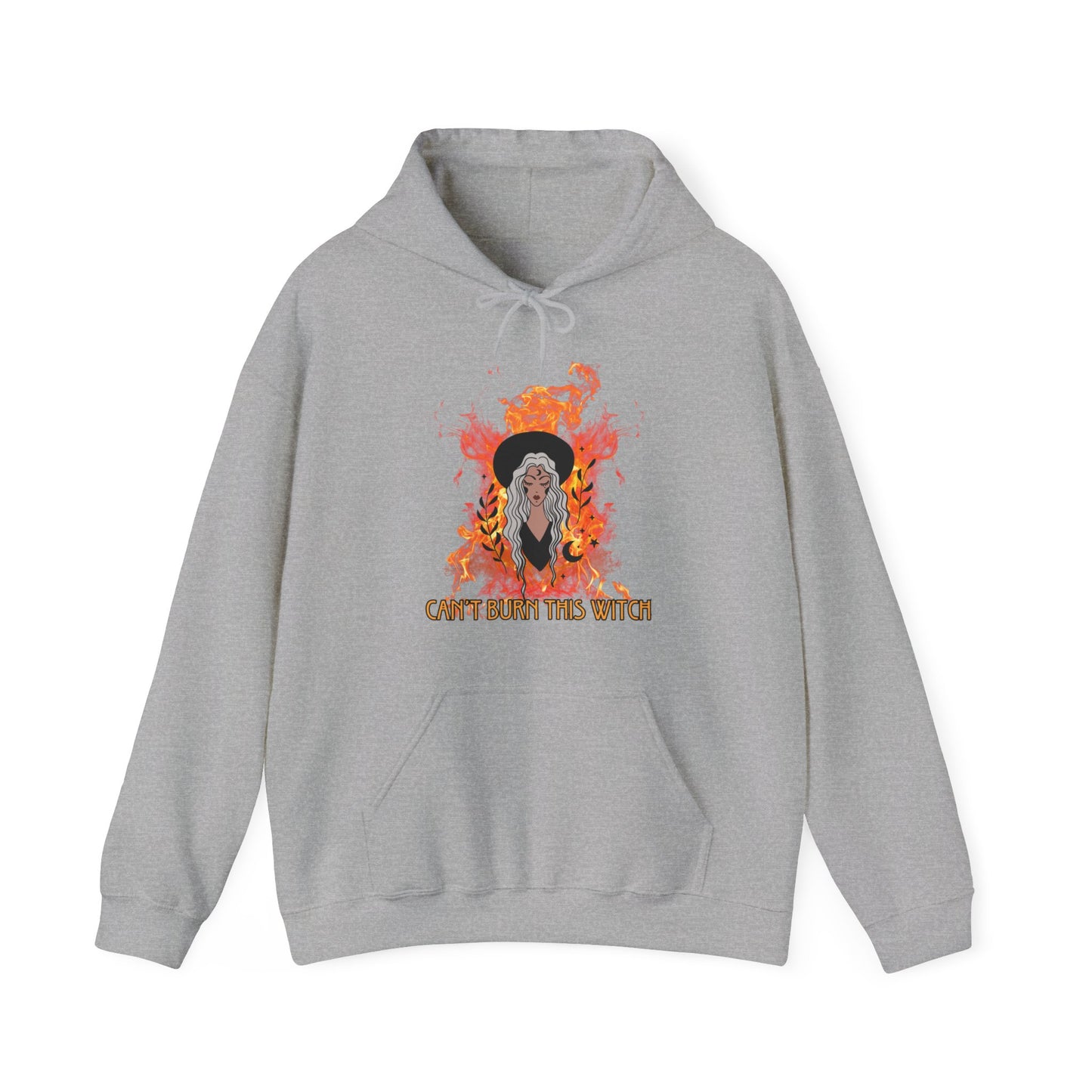 Can't Burn this Witch Hoodie - Unisex Heavy Blend™ Hooded Sweatshirt