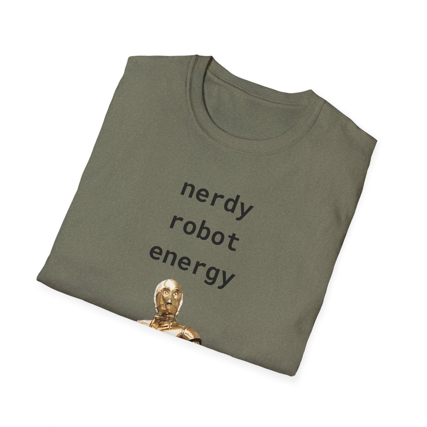 Nerdy Robot Energy - Unisex Softstyle T-Shirt