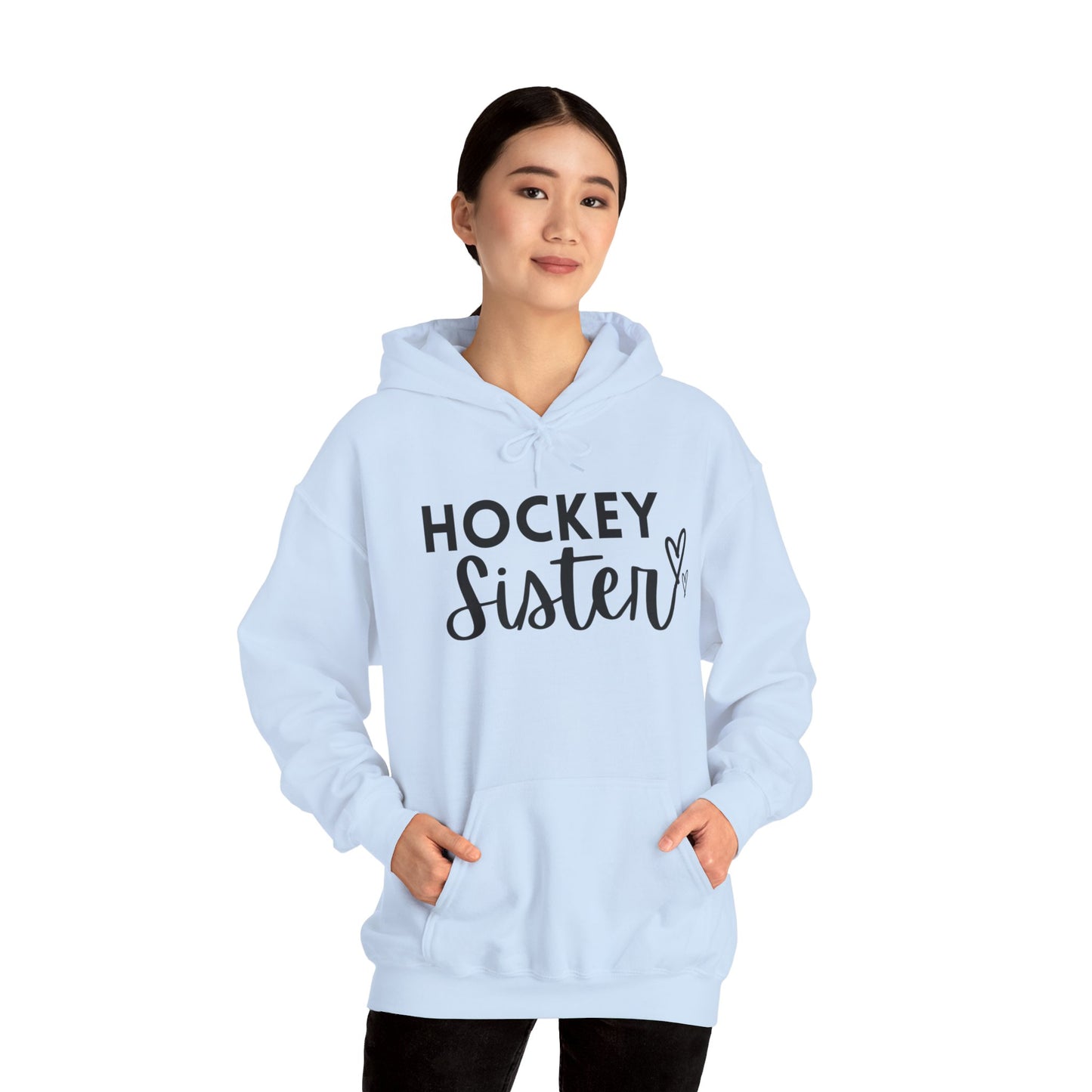 Hockey Sister Hoodie Unisex Heavy Blend™ Hooded Sweatshirt