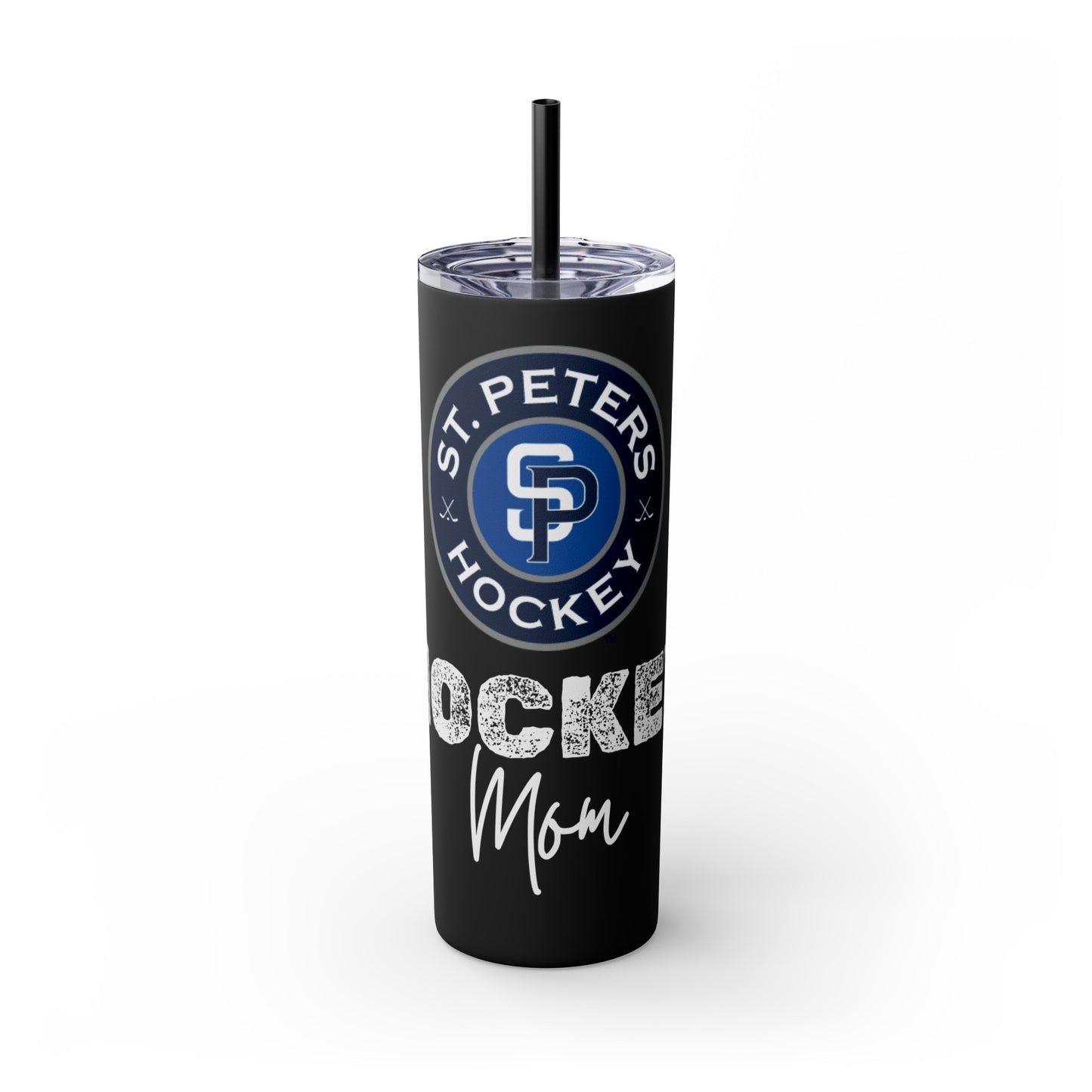 Hockey Mom STP Hockey Club - Skinny Tumbler with Straw, 20oz