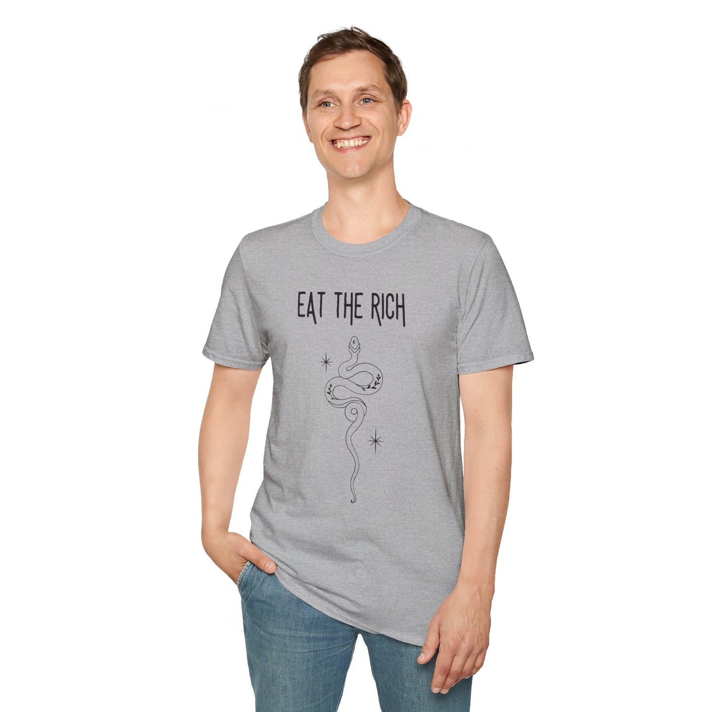 Eat the Rich - Unisex Softstyle T-Shirt