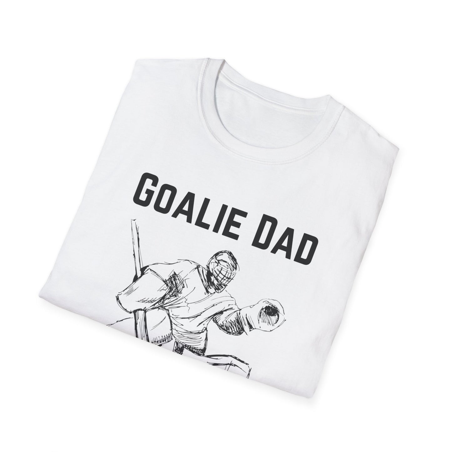 Goalie Dad. We're Built Different. - Unisex Softstyle T-Shirt