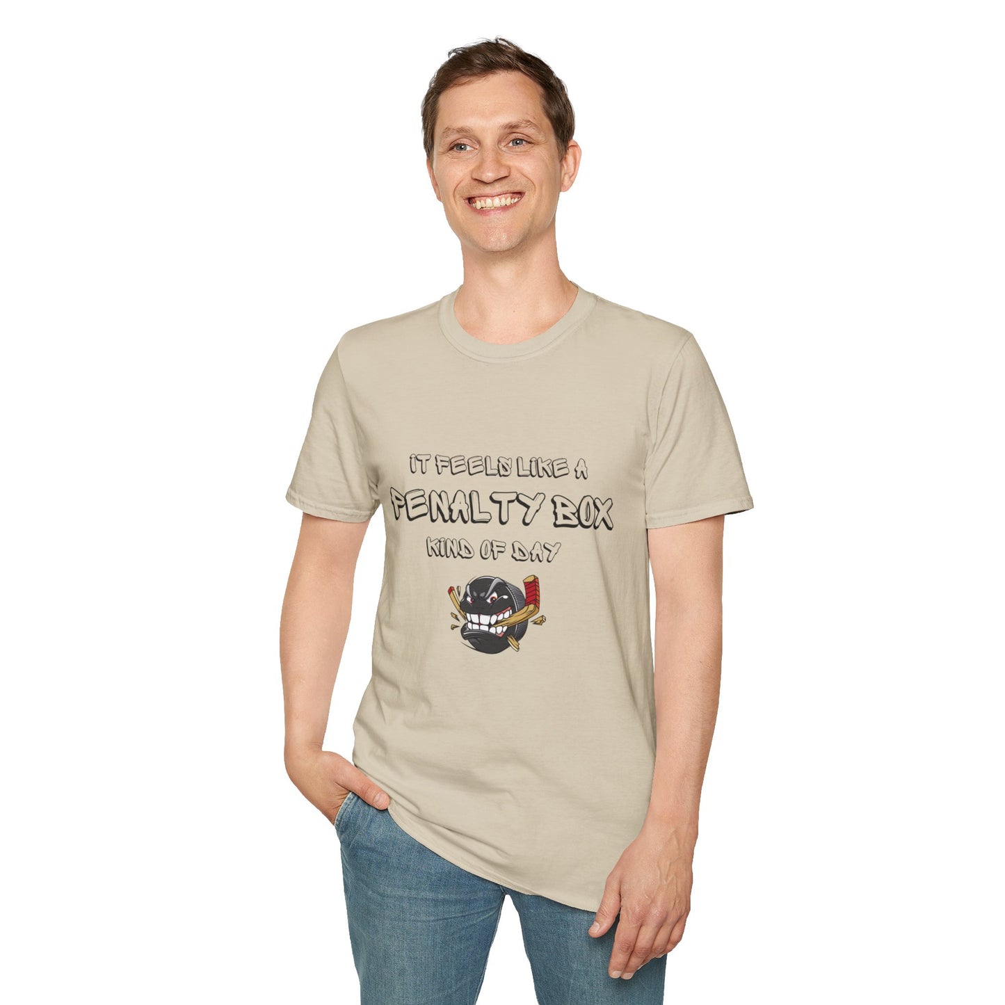 It Feels Like a Penalty Box Kind of Day - Unisex Softstyle T-Shirt