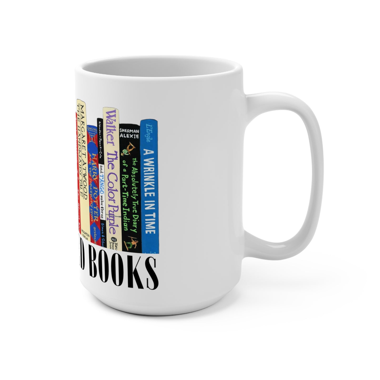 Read Banned Books Mug 15oz