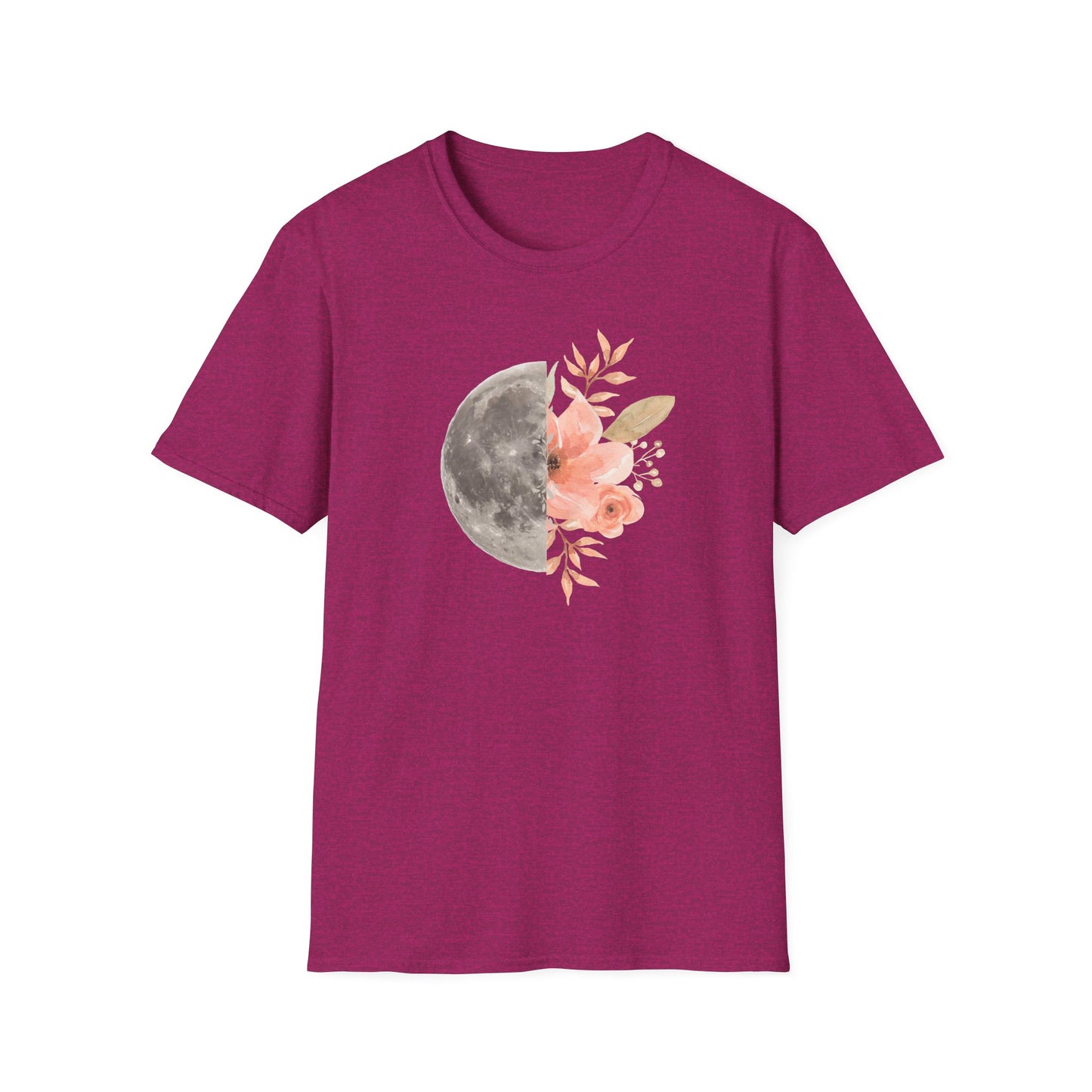 Lunar Flowers - Unisex Softstyle T-Shirt