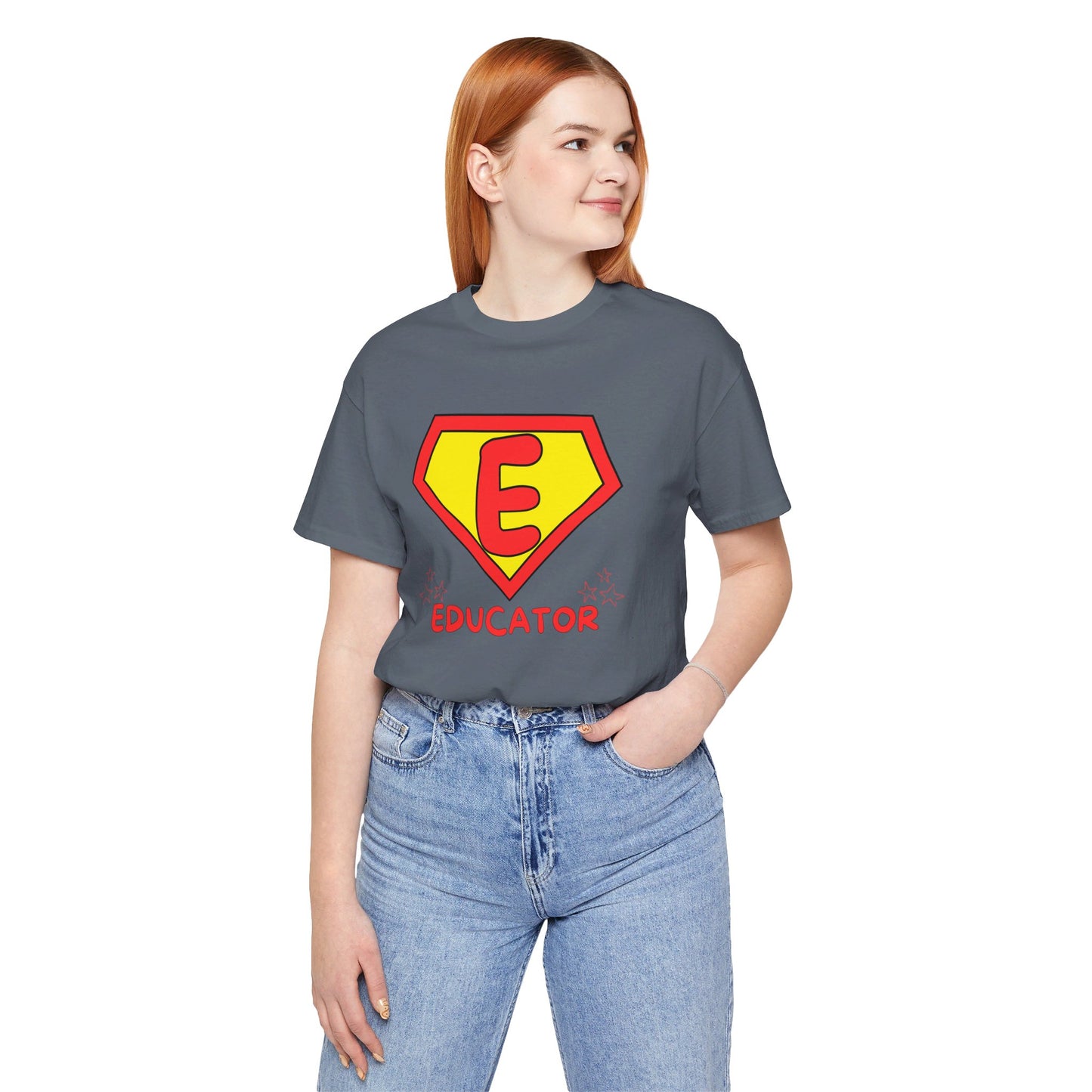 Educator Superhero - Unisex Jersey Short Sleeve Tee