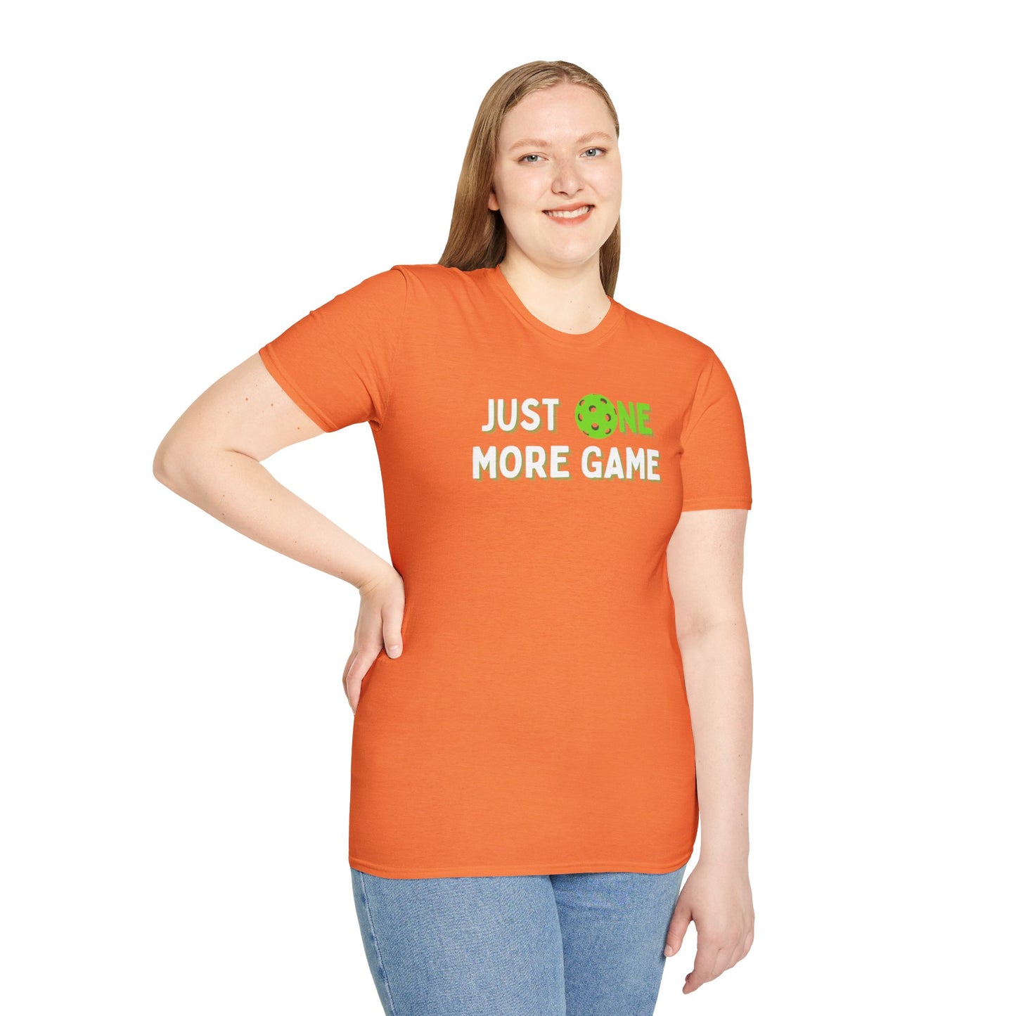 Just One More Game Pickleball - Unisex Softstyle T-Shirt