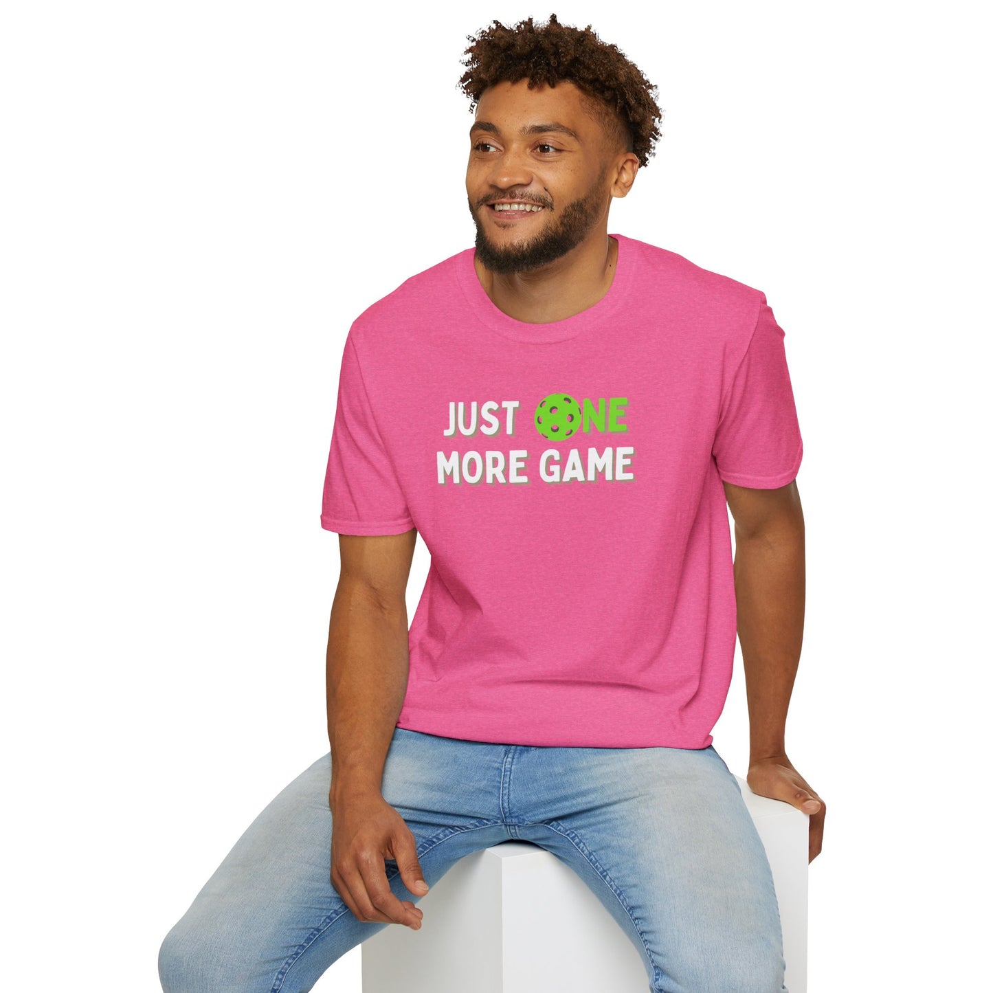 Just One More Game Pickleball - Unisex Softstyle T-Shirt