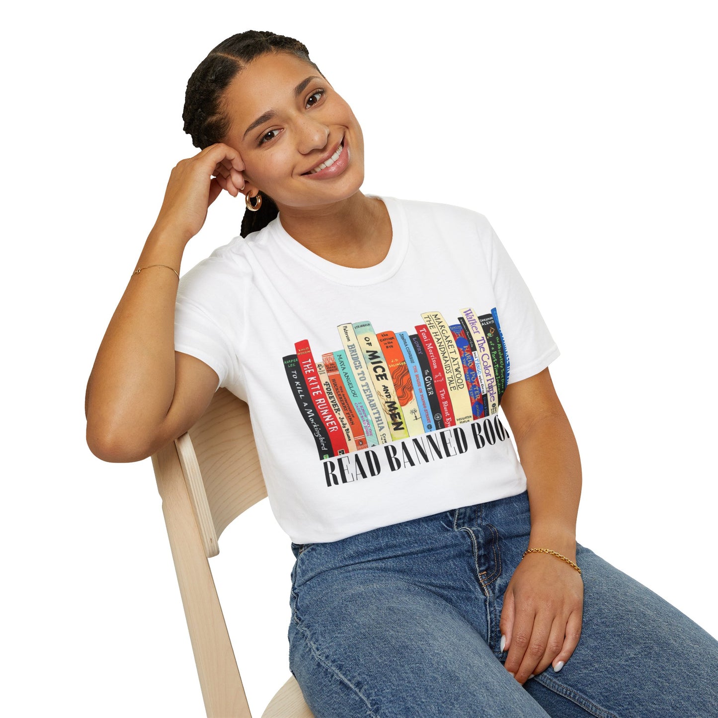 Read Banned Books - Unisex Softstyle T-Shirt