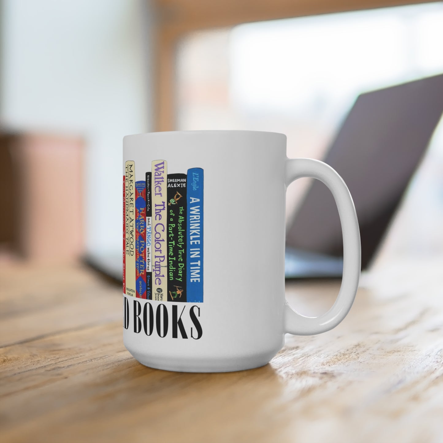 Read Banned Books Mug 15oz