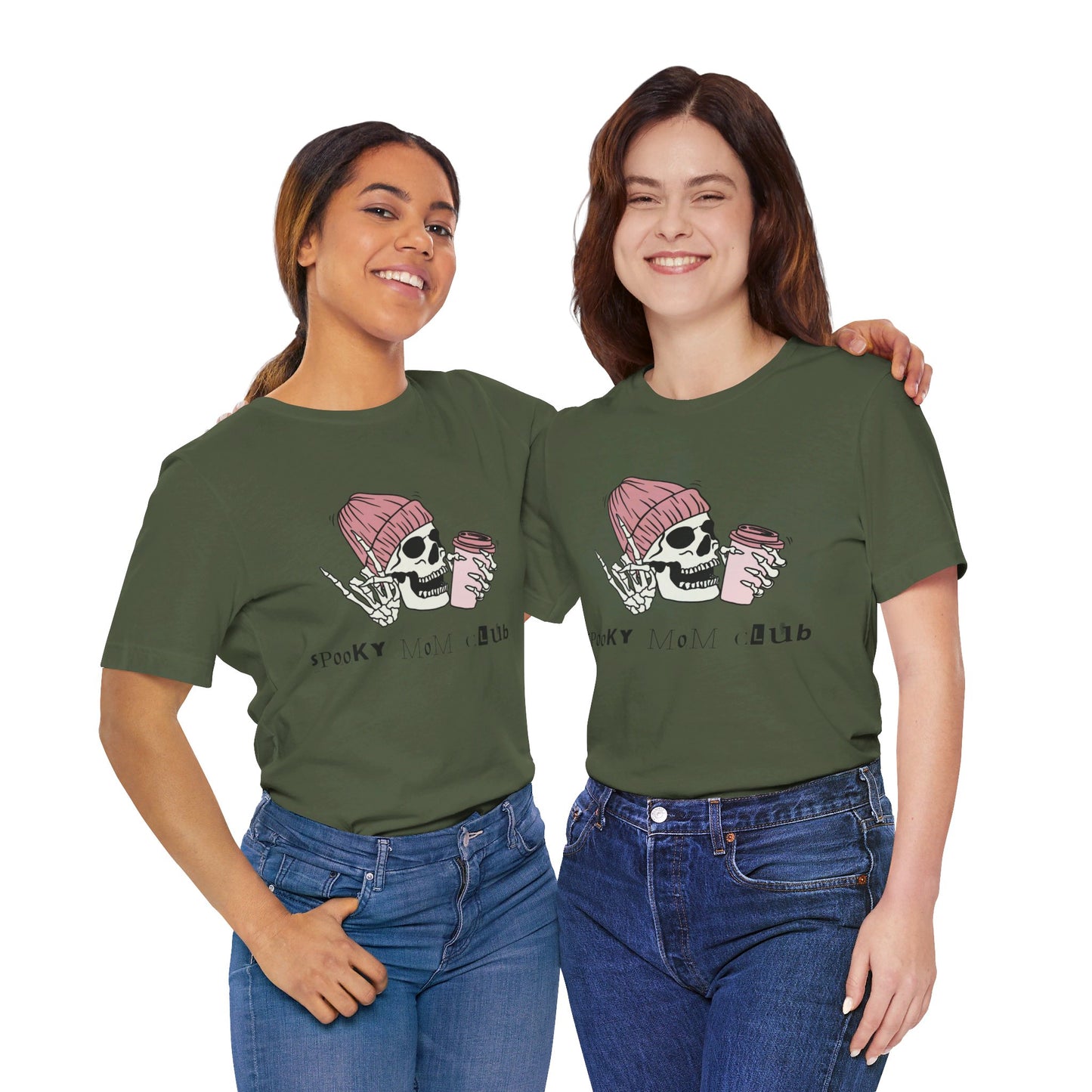 Spooky Mom Club Tshirt - Unisex Jersey Short Sleeve Tee