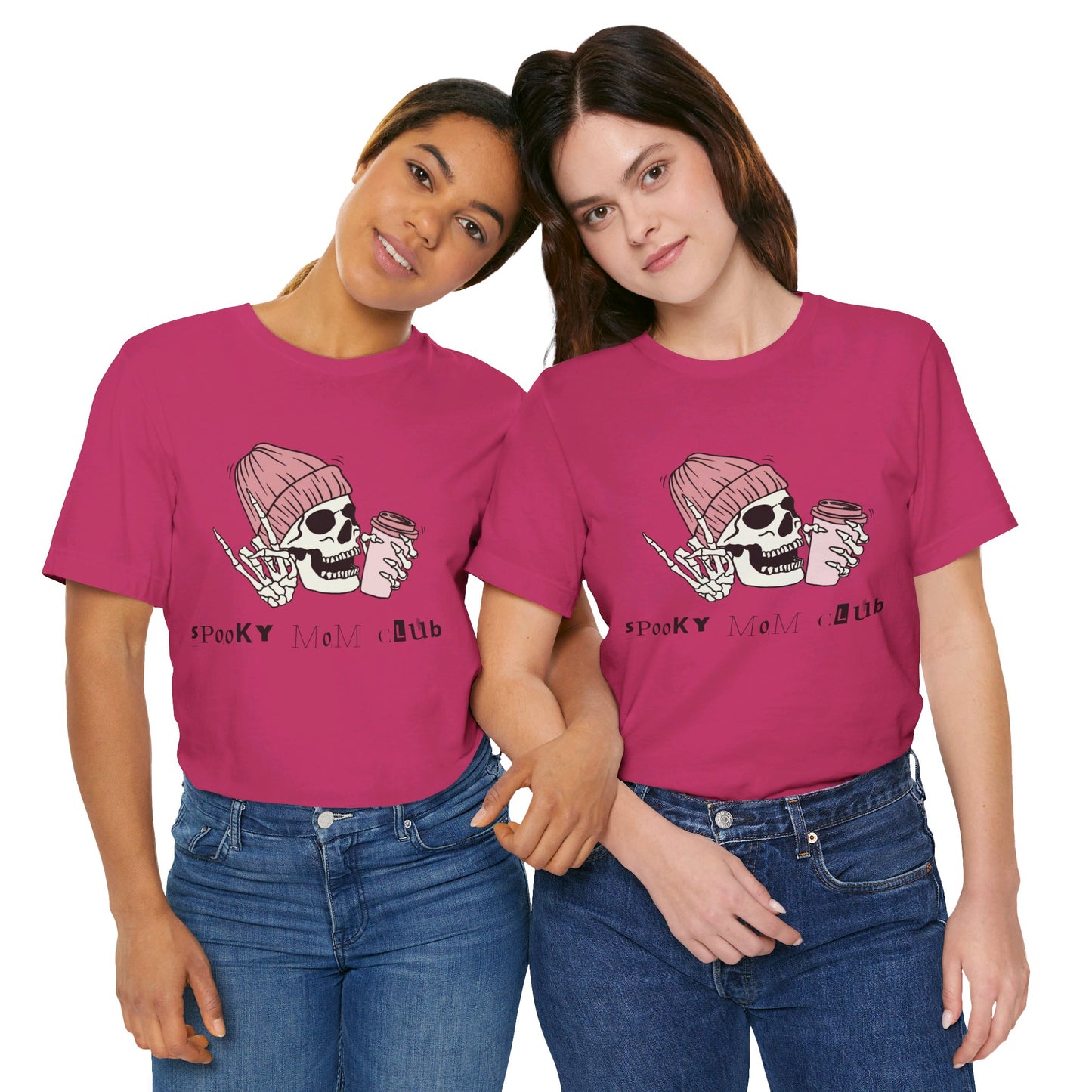 Spooky Mom Club Tshirt - Unisex Jersey Short Sleeve Tee