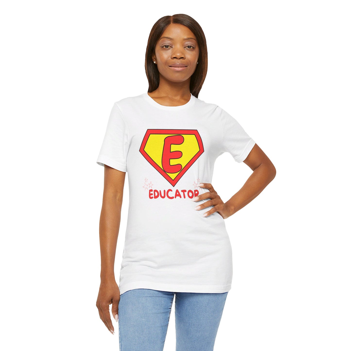 Educator Superhero - Unisex Jersey Short Sleeve Tee