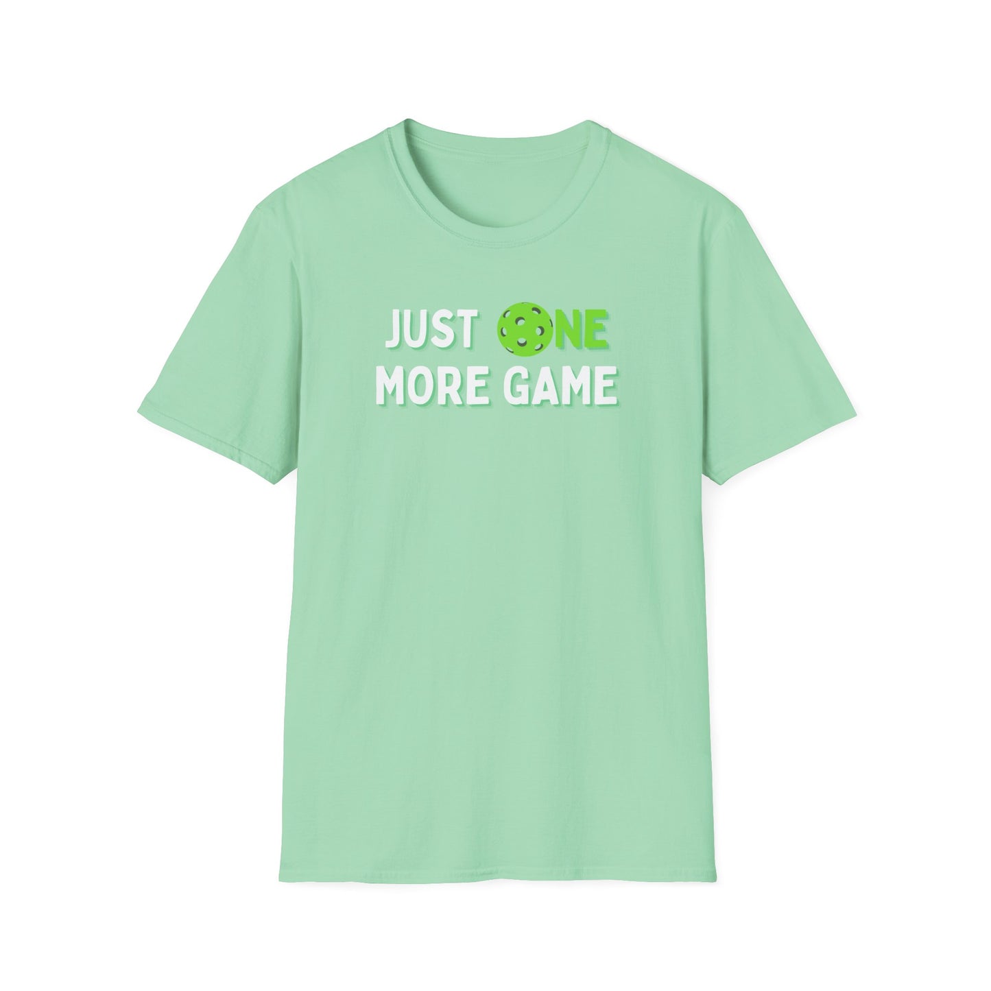 Just One More Game Pickleball - Unisex Softstyle T-Shirt