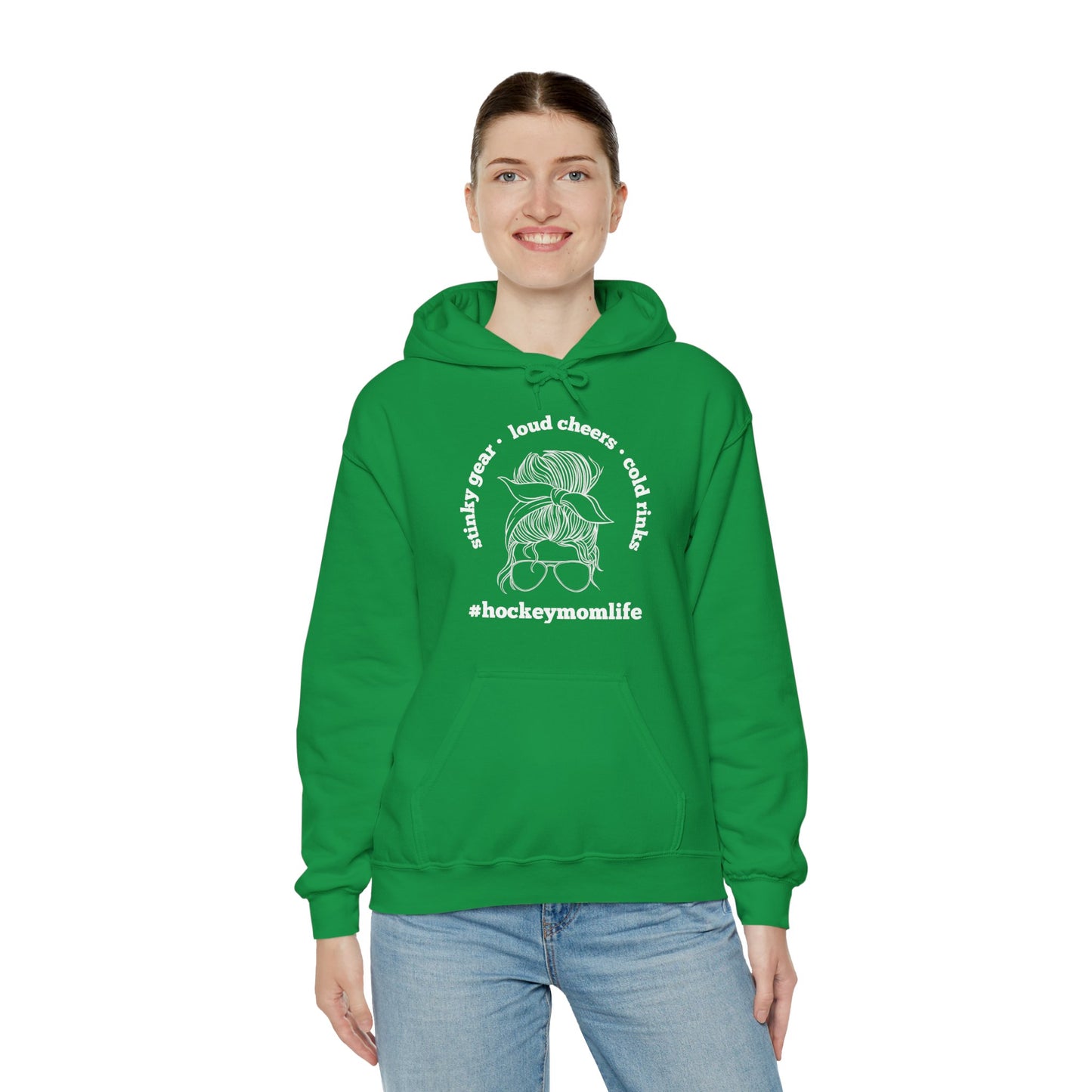 #hockeymomlife Hoodie - Unisex Heavy Blend™ Hooded Sweatshirt