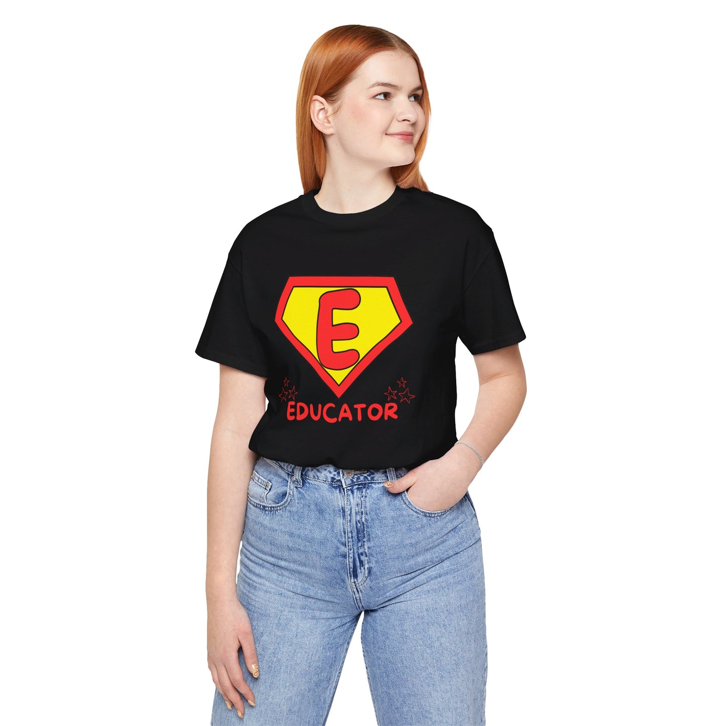 Educator Superhero - Unisex Jersey Short Sleeve Tee