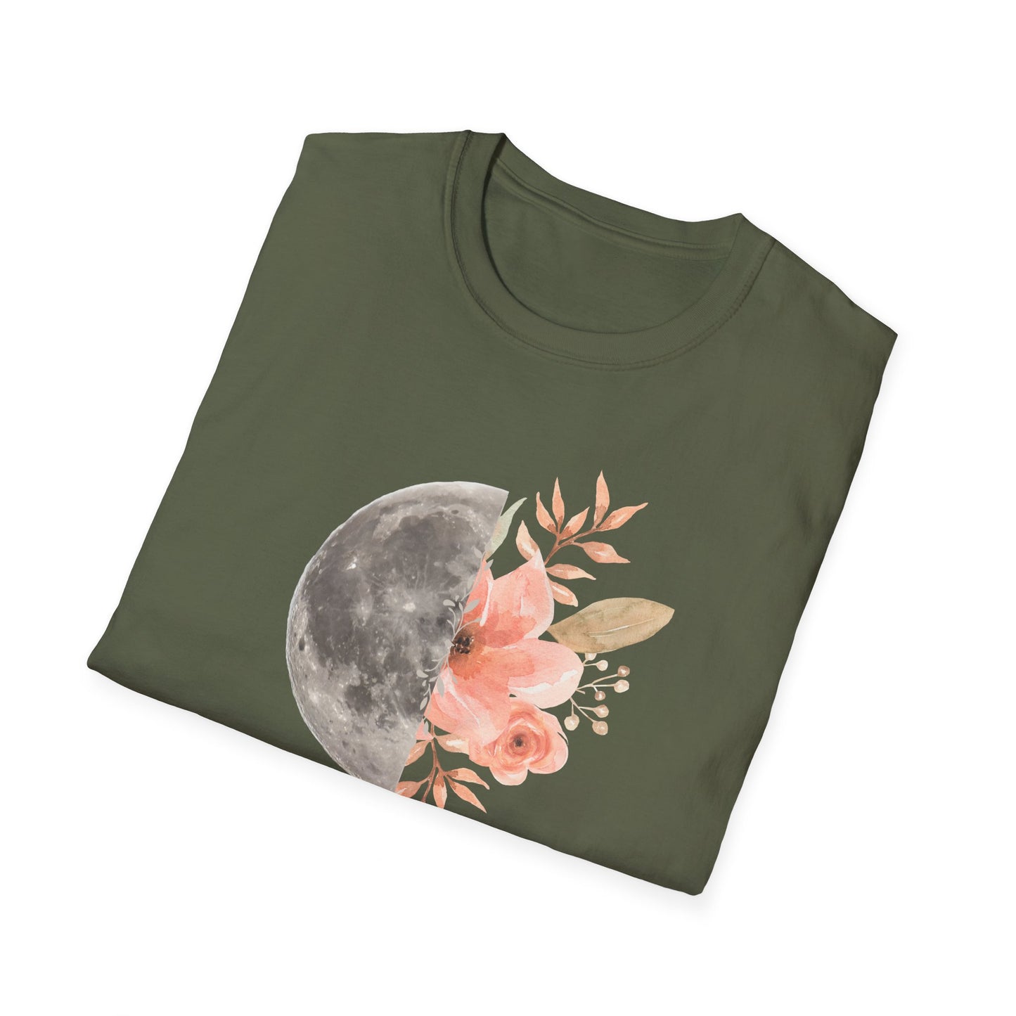 Lunar Flowers - Unisex Softstyle T-Shirt