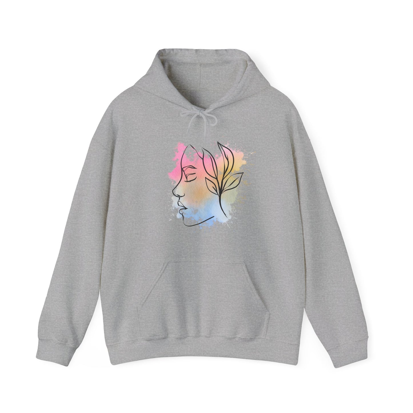 Divine Feminine Watercolor Hoodie - Unisex Heavy Blend™ Hooded Sweatshirt