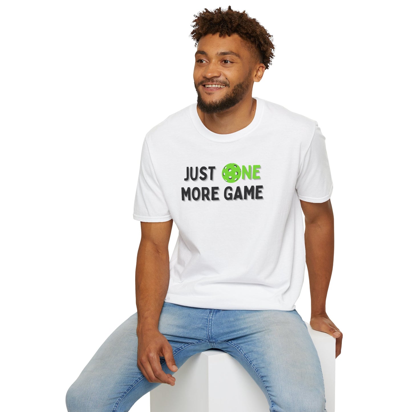 Just One More Game Pickleball - Unisex Softstyle T-Shirt