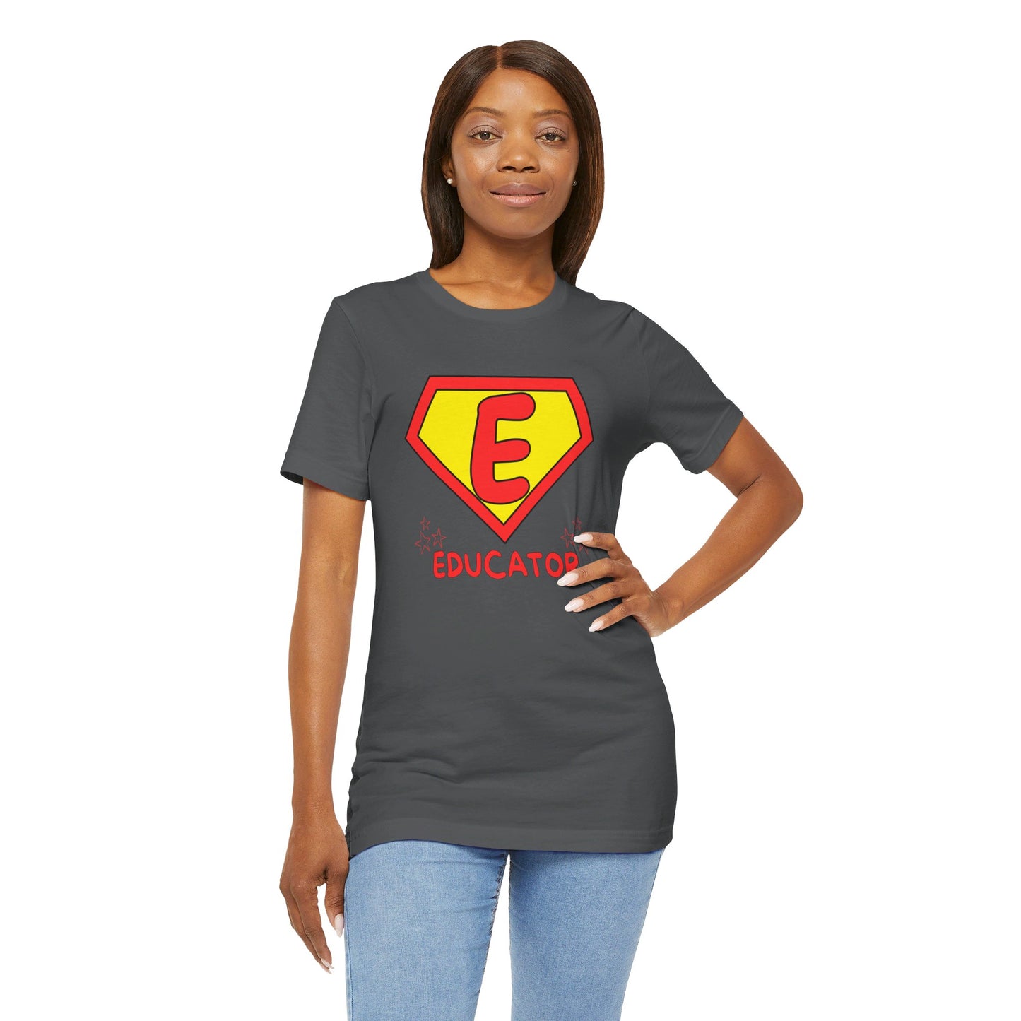 Educator Superhero - Unisex Jersey Short Sleeve Tee