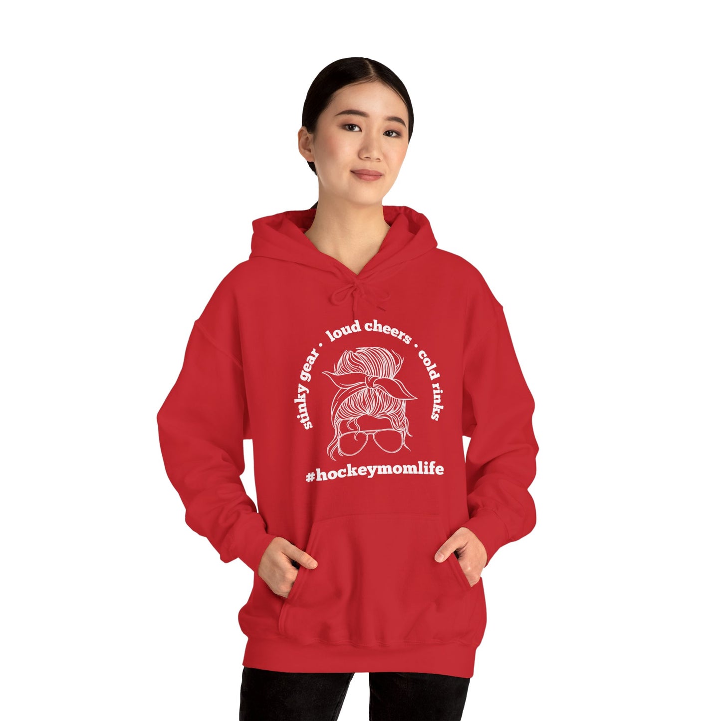 #hockeymomlife Hoodie - Unisex Heavy Blend™ Hooded Sweatshirt