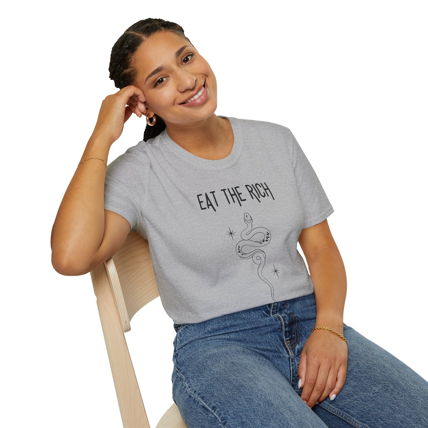 Eat the Rich - Unisex Softstyle T-Shirt