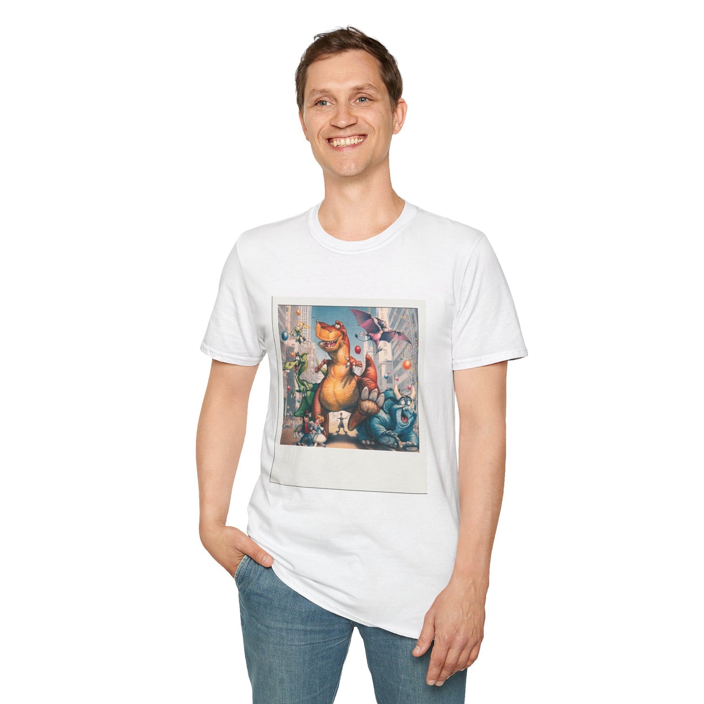 90's Dinosaurs Unisex Softstyle T-Shirt