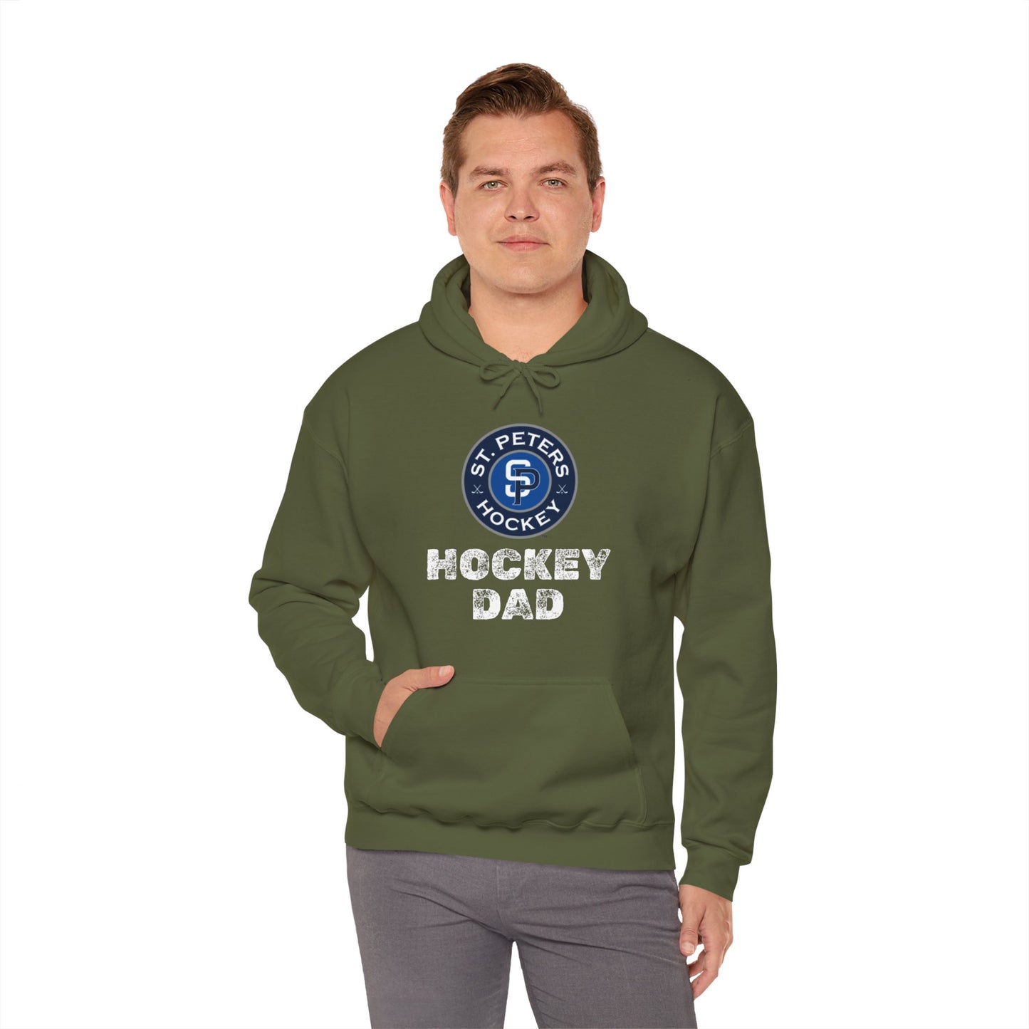 STP Hockey Dad - Unisex Heavy Blend™ Hooded Sweatshirt