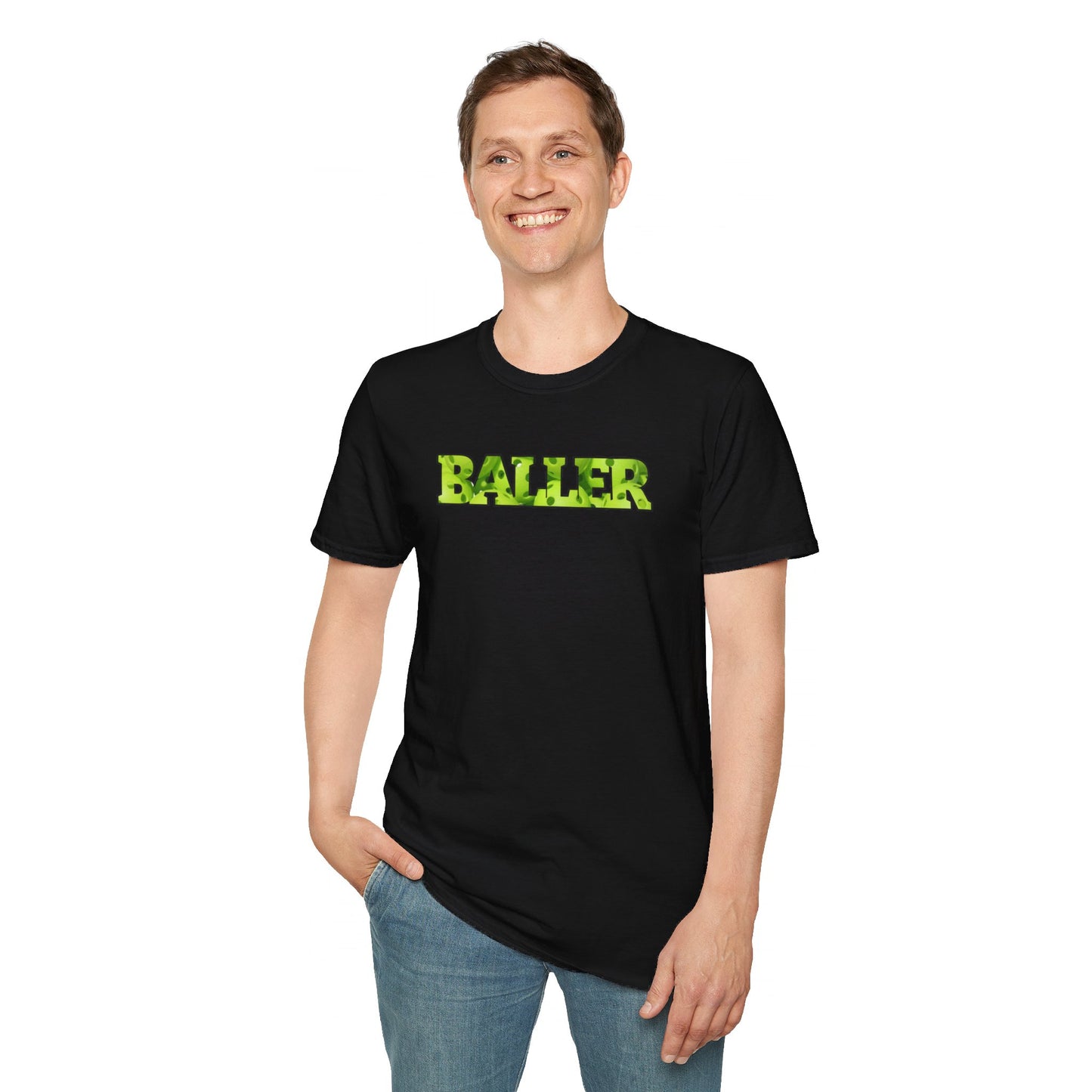 Baller Pickleball - Unisex Softstyle T-Shirt