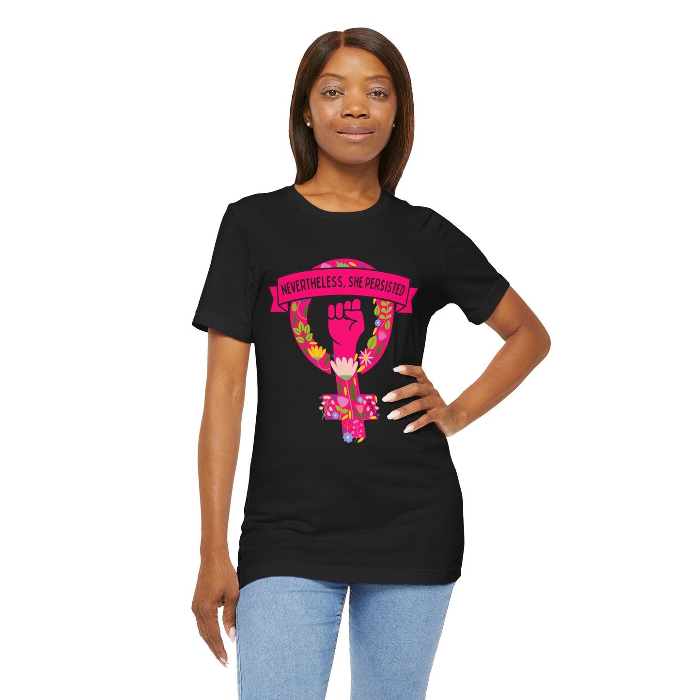 Nevertheless, She Persisted - Unisex Jersey Short Sleeve Tee