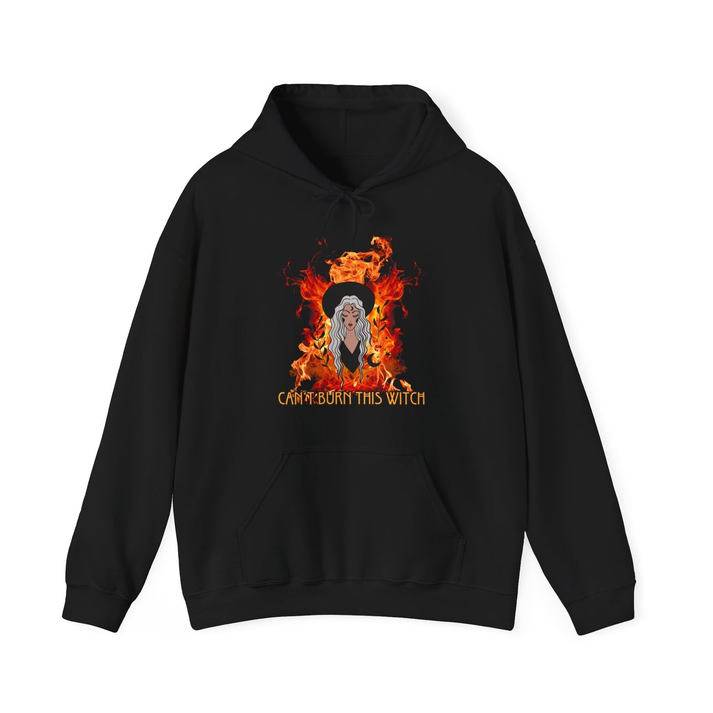 Can't Burn this Witch Hoodie - Unisex Heavy Blend™ Hooded Sweatshirt