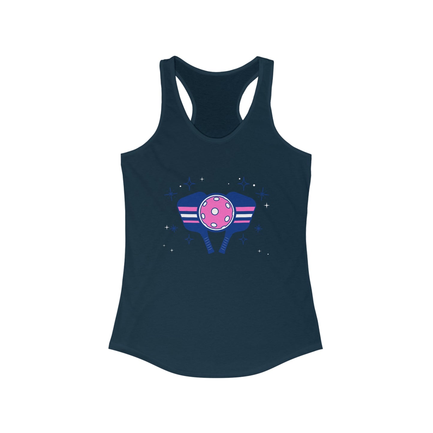 Pickleball Sparkle - Women's Ideal Racerback Tank